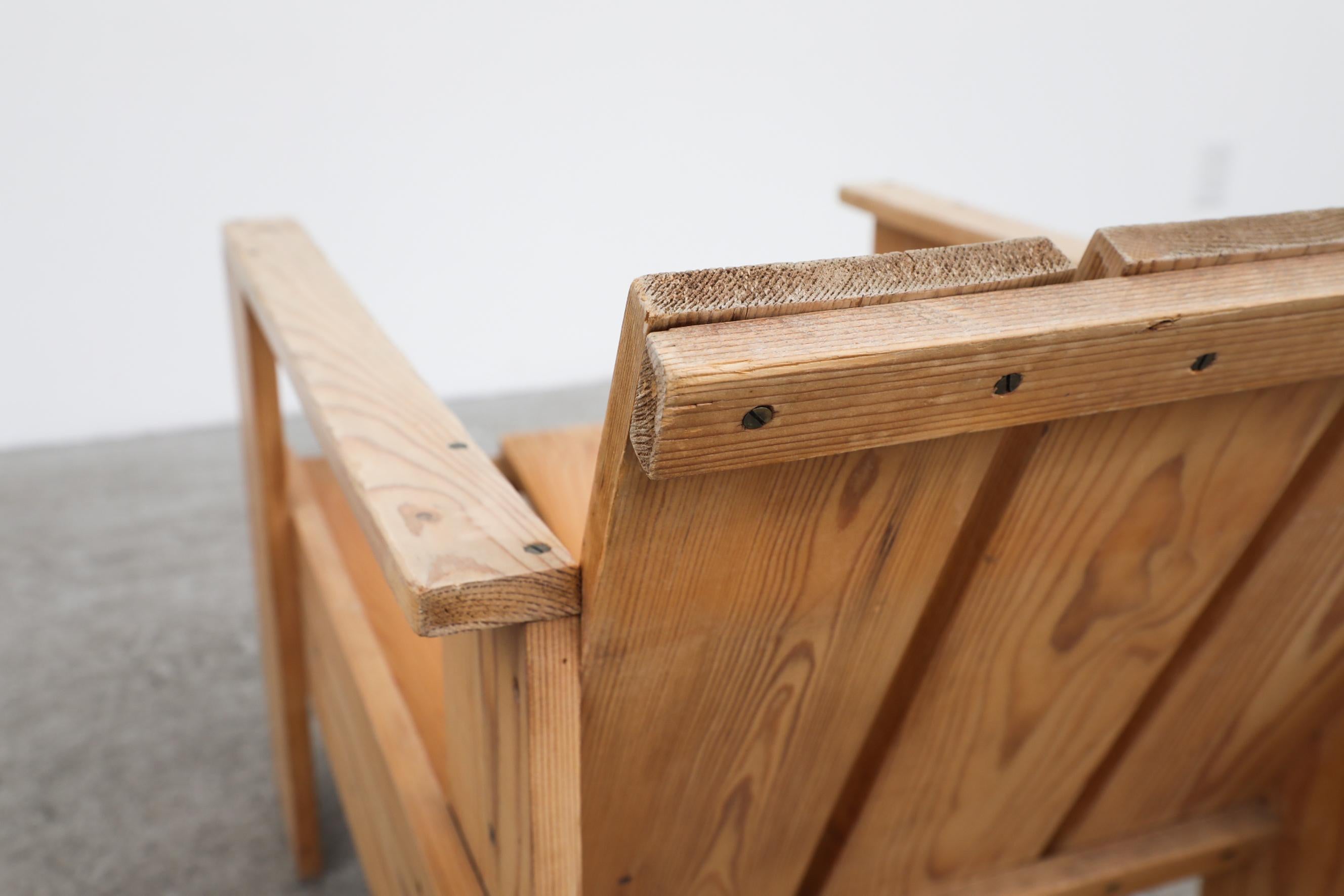 Gerrit Rietveld Style Crate Chair 2