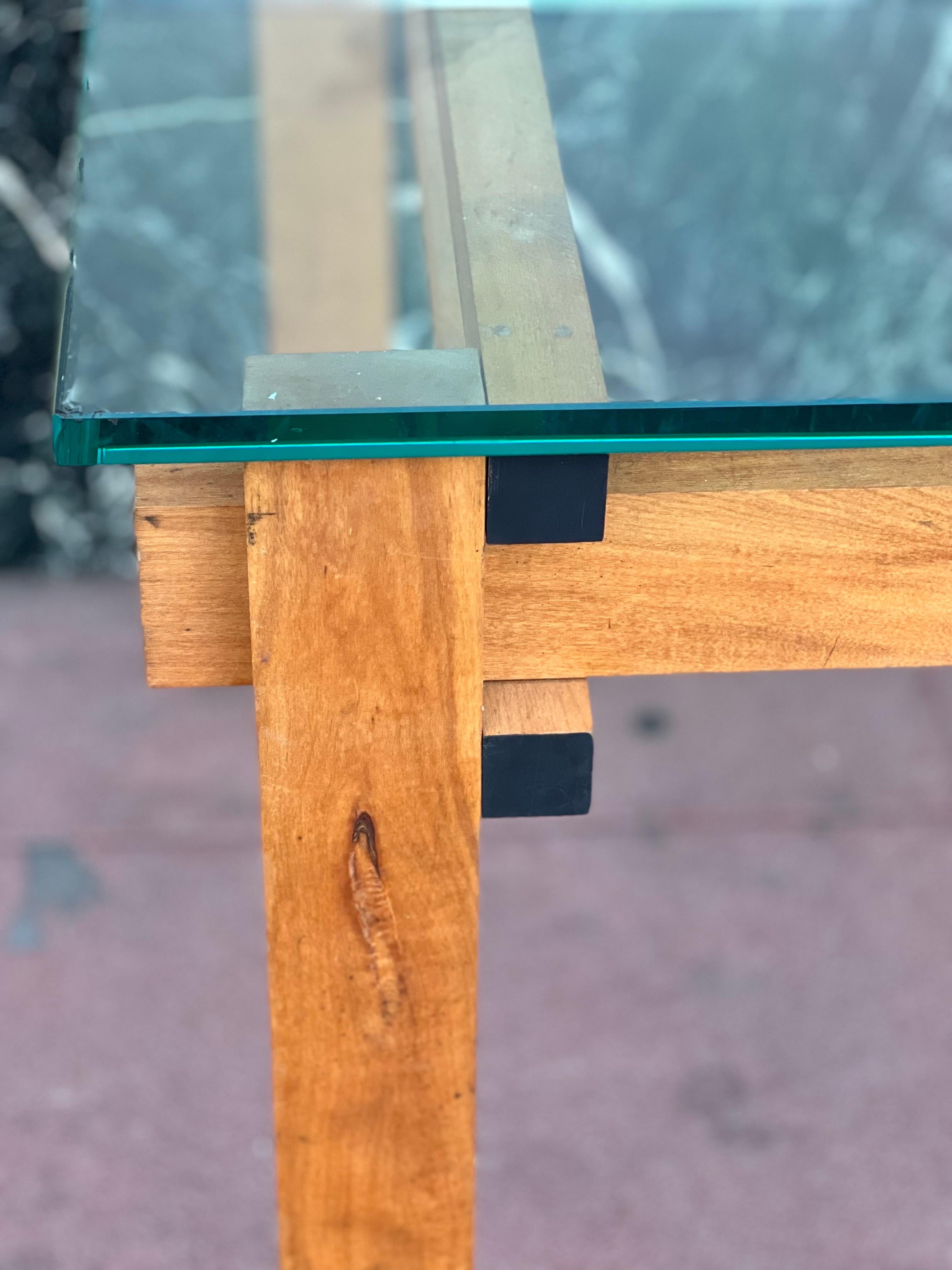 Gerrit Rietveld Style Military Table Dinning Base In Good Condition For Sale In San Diego, CA