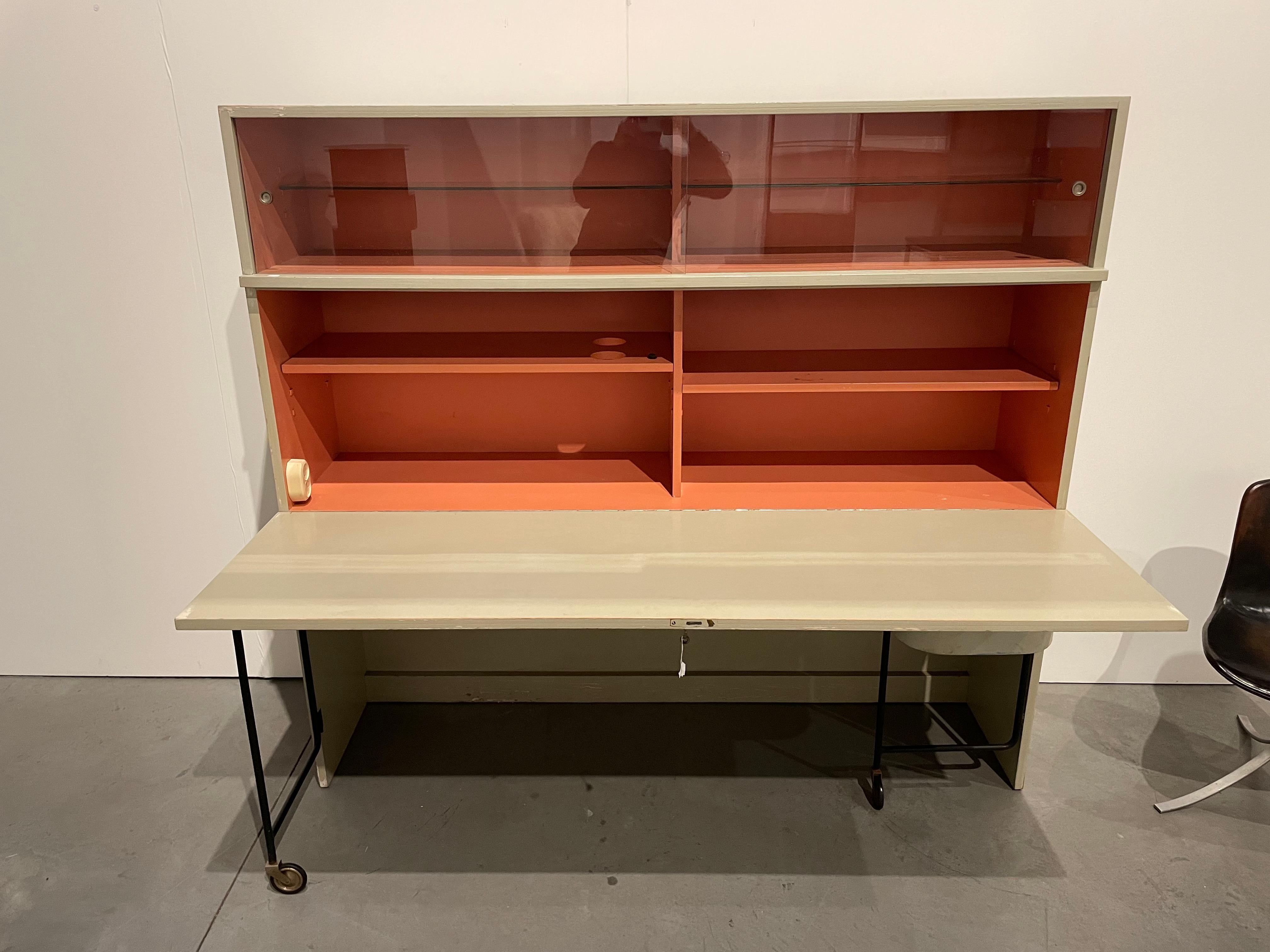 Dutch Gerrit Rietveld Unique Secretarie Desk For Sale