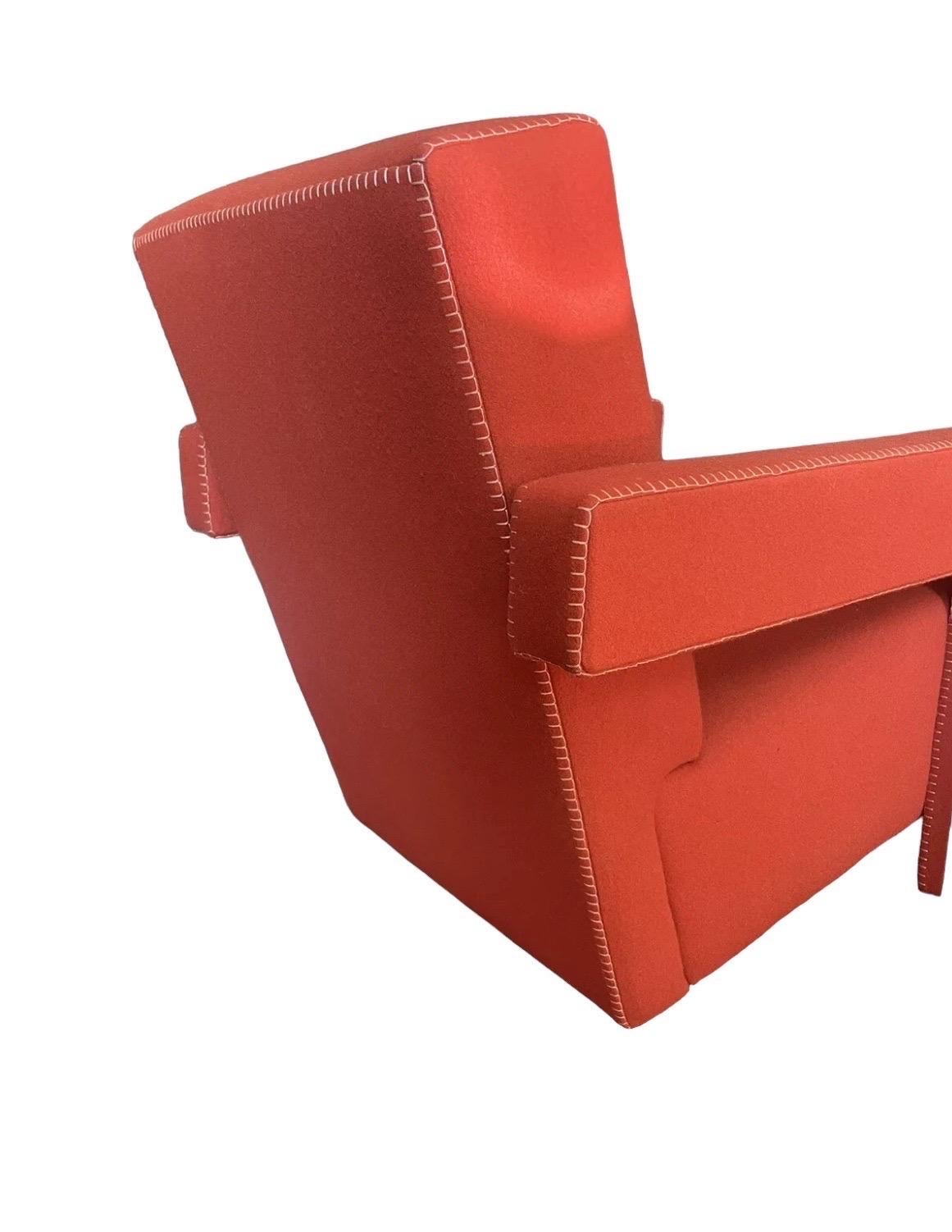 Modern Gerrit Rietveld Utrecht Cassina Lounge Chair For Sale