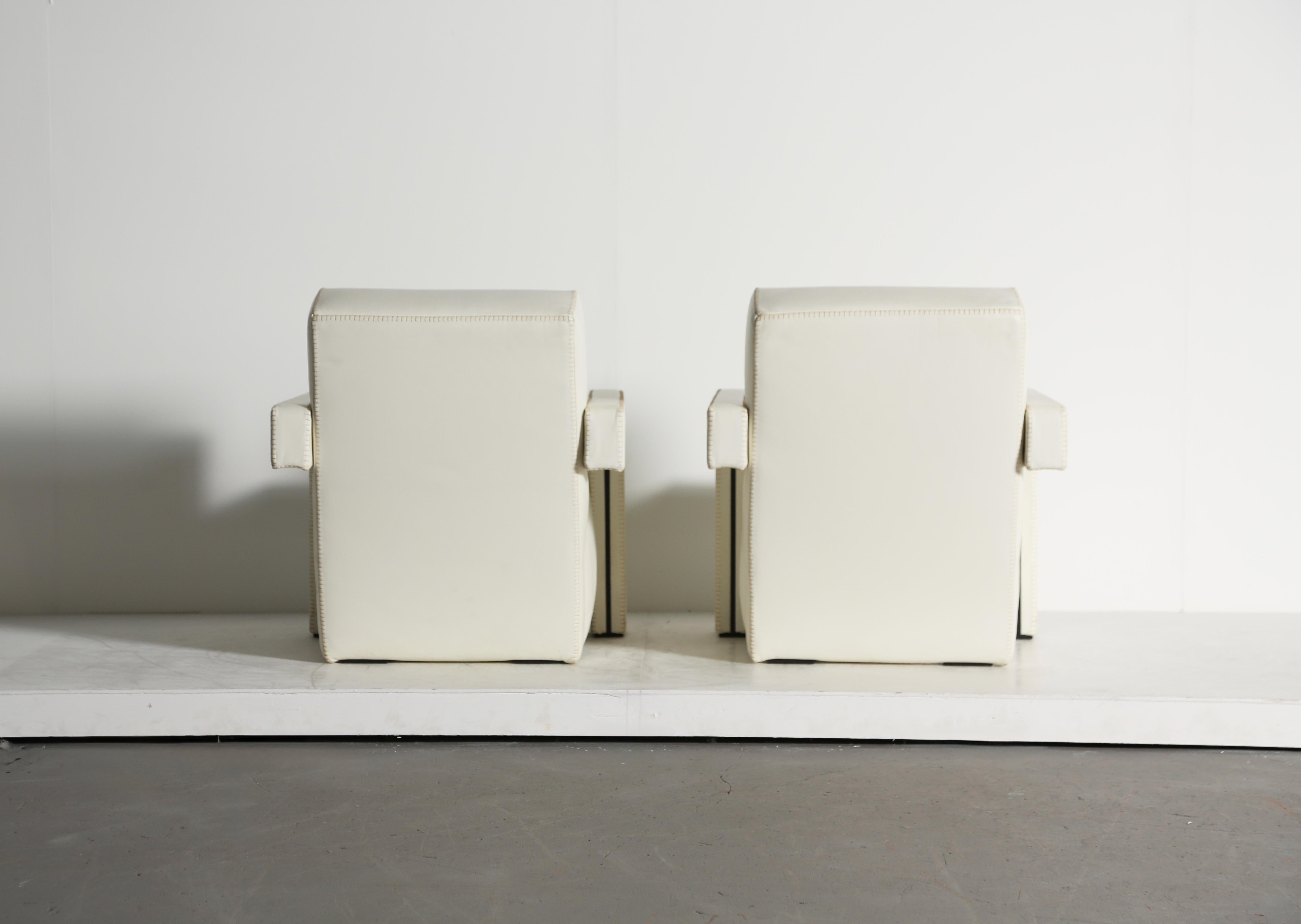 Gerrit Rietveld Utrecht Chairs, Cassina, Original Leather For Sale 5
