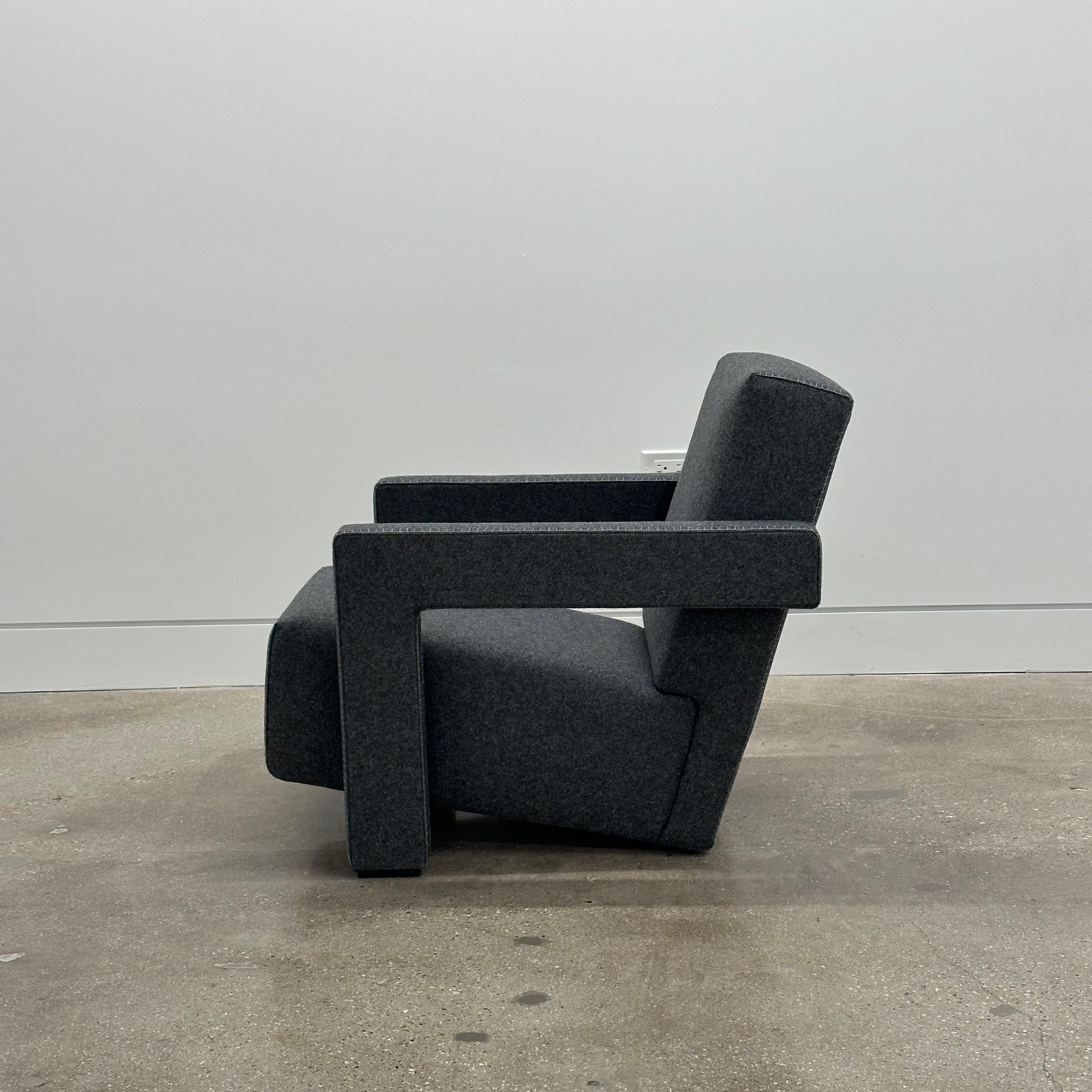 Loungesessel „Utrecht“ von Gerrit Rietveld, hergestellt von Cassina, Italien, 1990er Jahre (Italienisch)