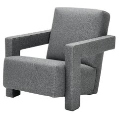 Gerrit Rietveld "Utrecht" lounge chair produced by Cassina, Italy, 1990s