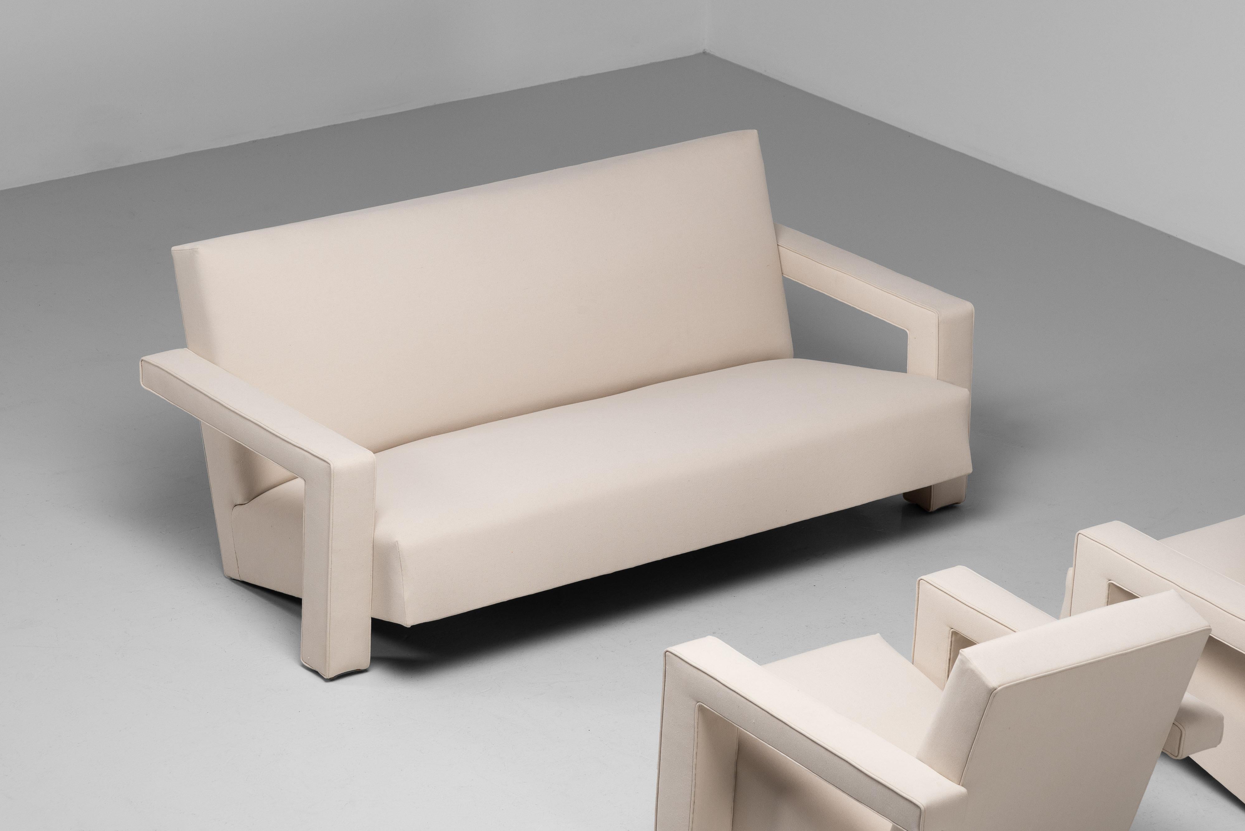 Néerlandais Ensemble de salon Gerrit Rietveld Utrecht Metz & Co 1950 en vente