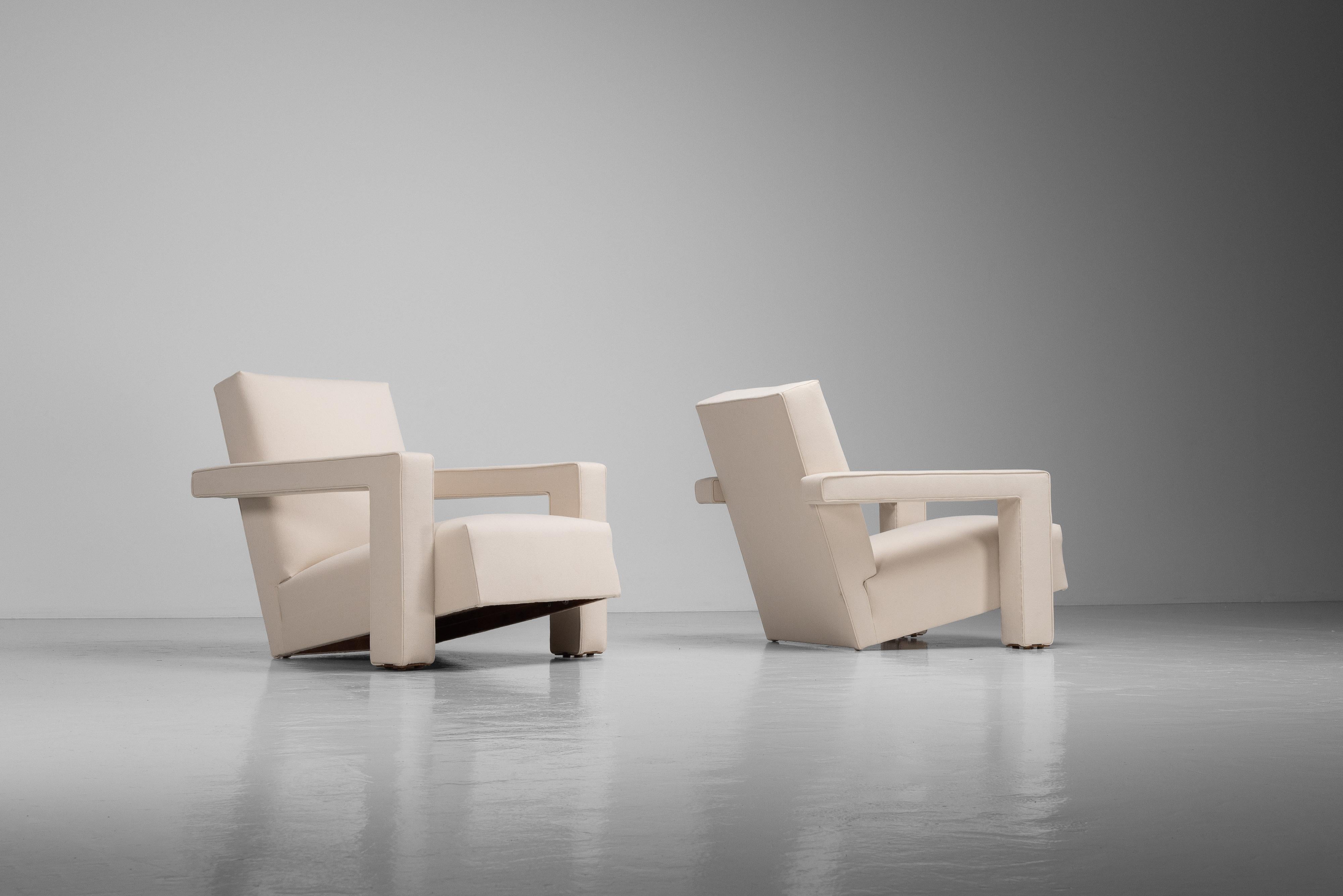 Toile Ensemble de salon Gerrit Rietveld Utrecht Metz & Co 1950 en vente