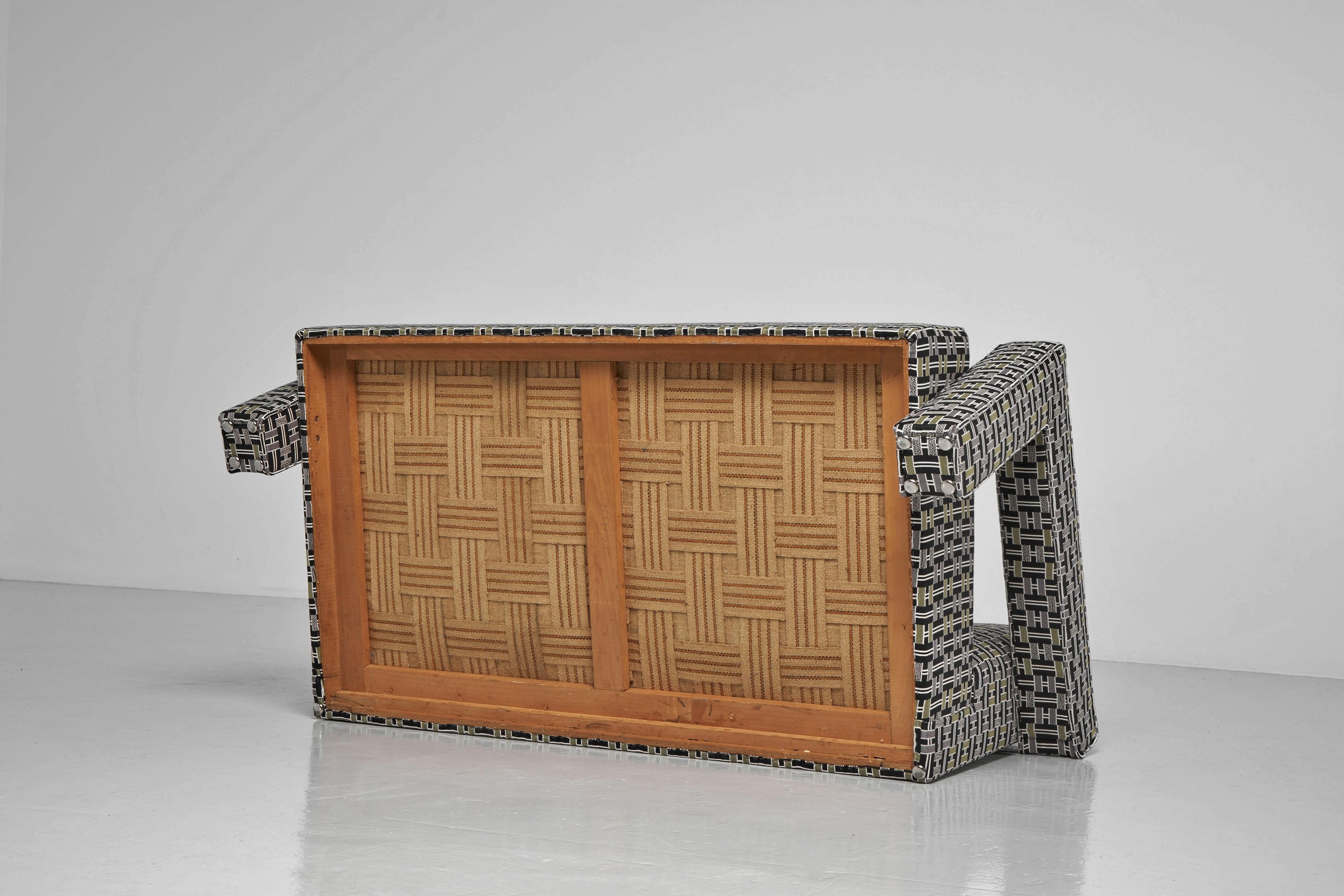 Gerrit Rietveld Utrecht sofa Metz and Co Netherlands 1960 For Sale 5