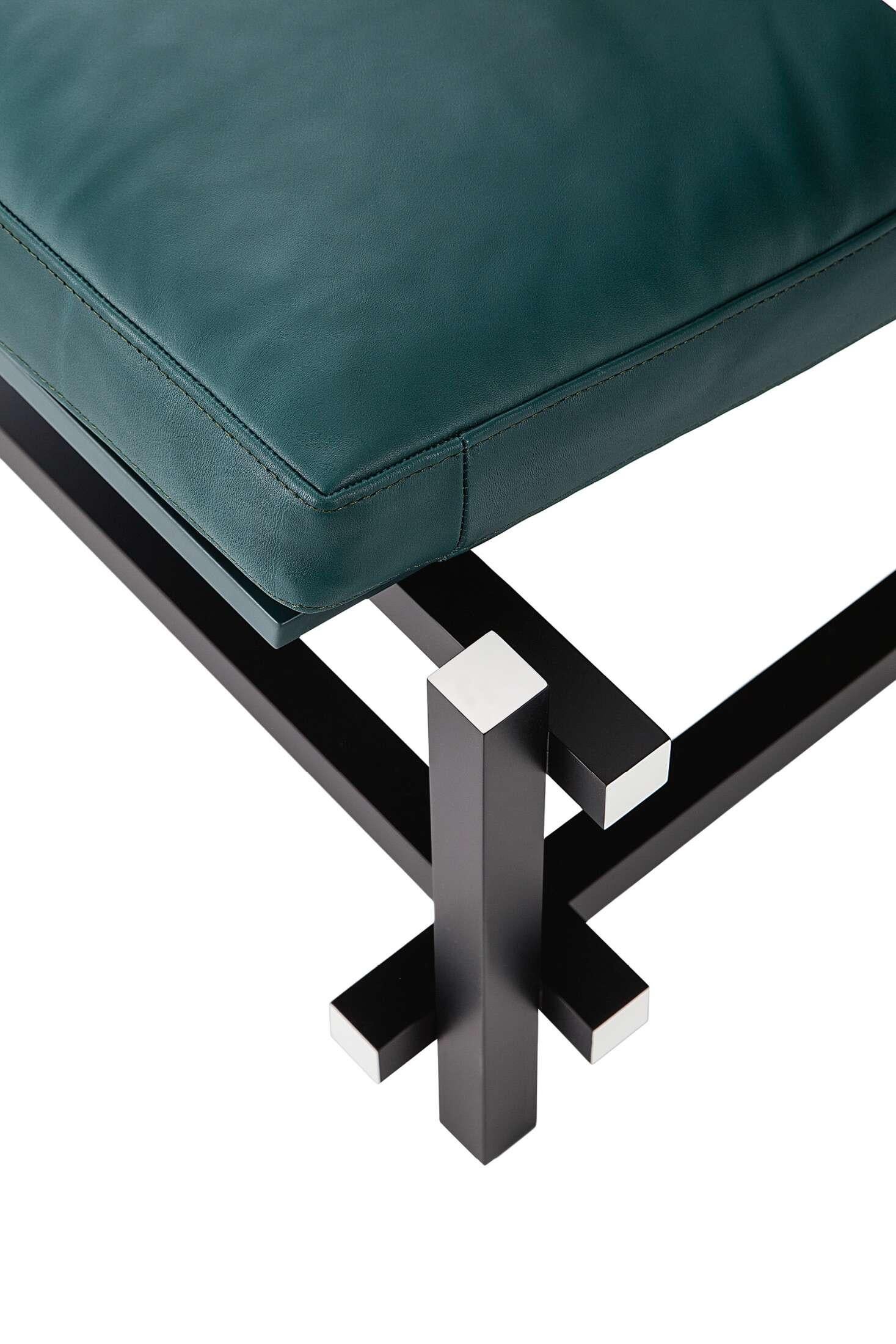 italien Gerrit Rietveld, version zébrée noire, rouge et bleue pour Cassina, Italie, neuf en vente