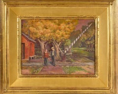 Gerrit van Sinclair Mid 20th Century American Scene WPA Regionalism Realism 40s