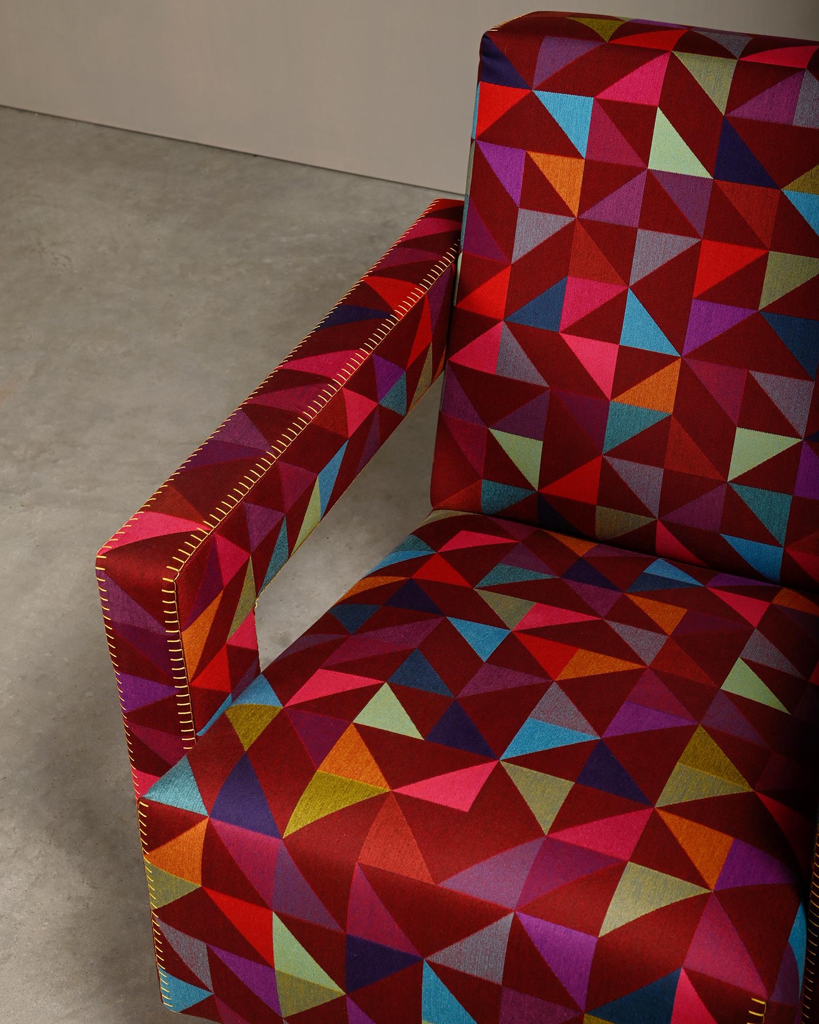 Gerrit T Rietveld Utrecht Armchair Limited Edition Boxblocks Bertjan Pot Cassina 3