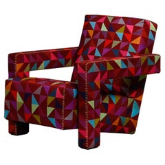 Gerrit T Rietveld Poltrona Utrecht Edizione Limitata Boxblocks Bertjan Pot Cassina