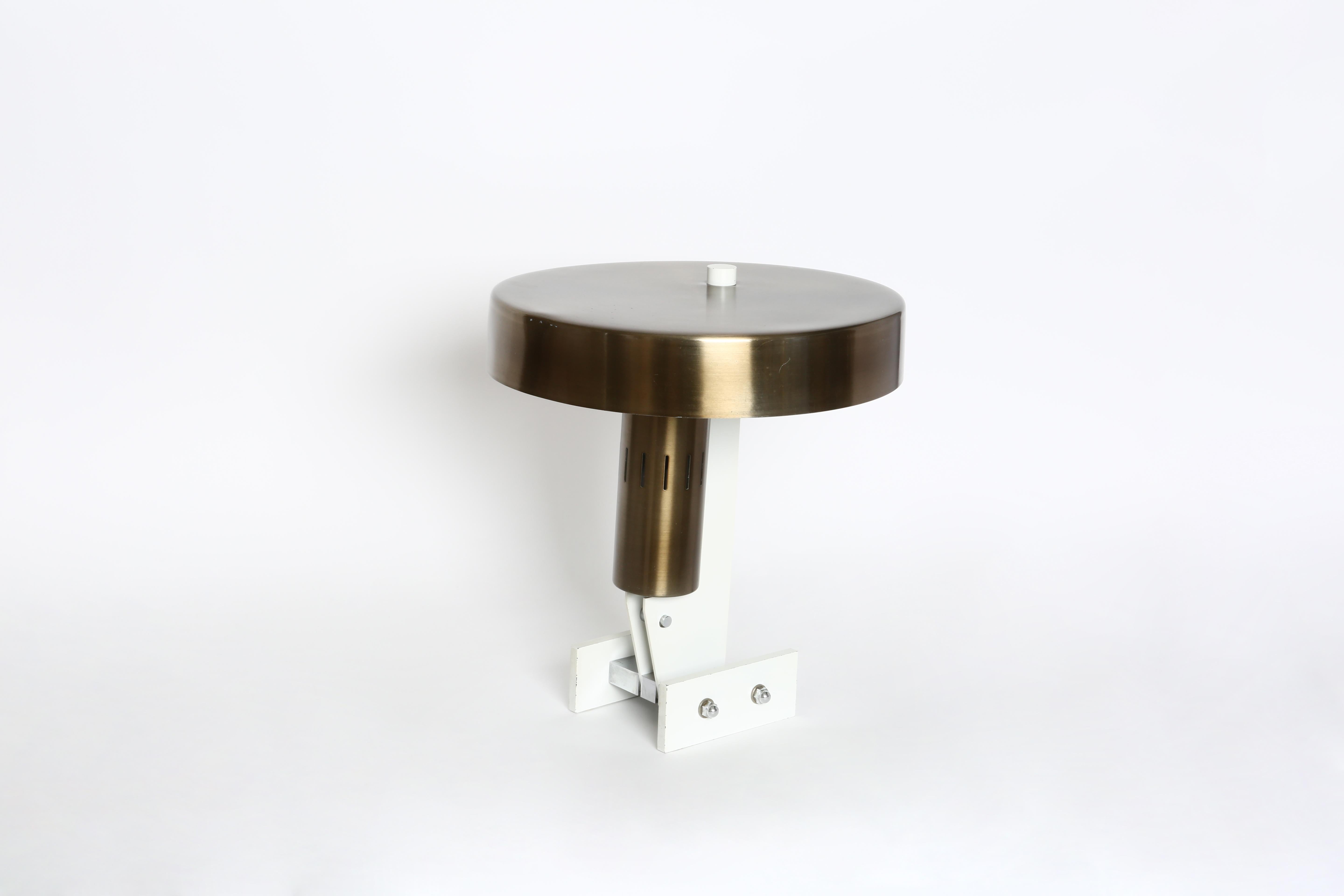Mid-Century Modern Gerrit Thomas Rietveld for Gispen table lamp, Italy 1960s For Sale
