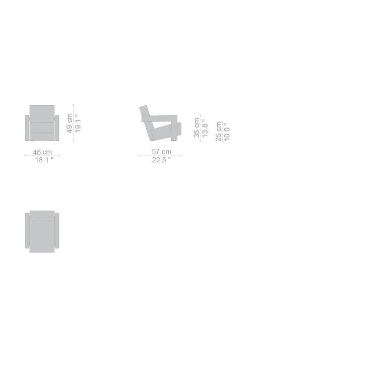 Gerrit Thomas Rietveld: Roter Utrech-Sessel von Cassina im Angebot 1