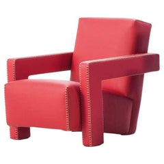 Gerrit Thomas Rietveld Red Baby Utrech Armchair by Cassina