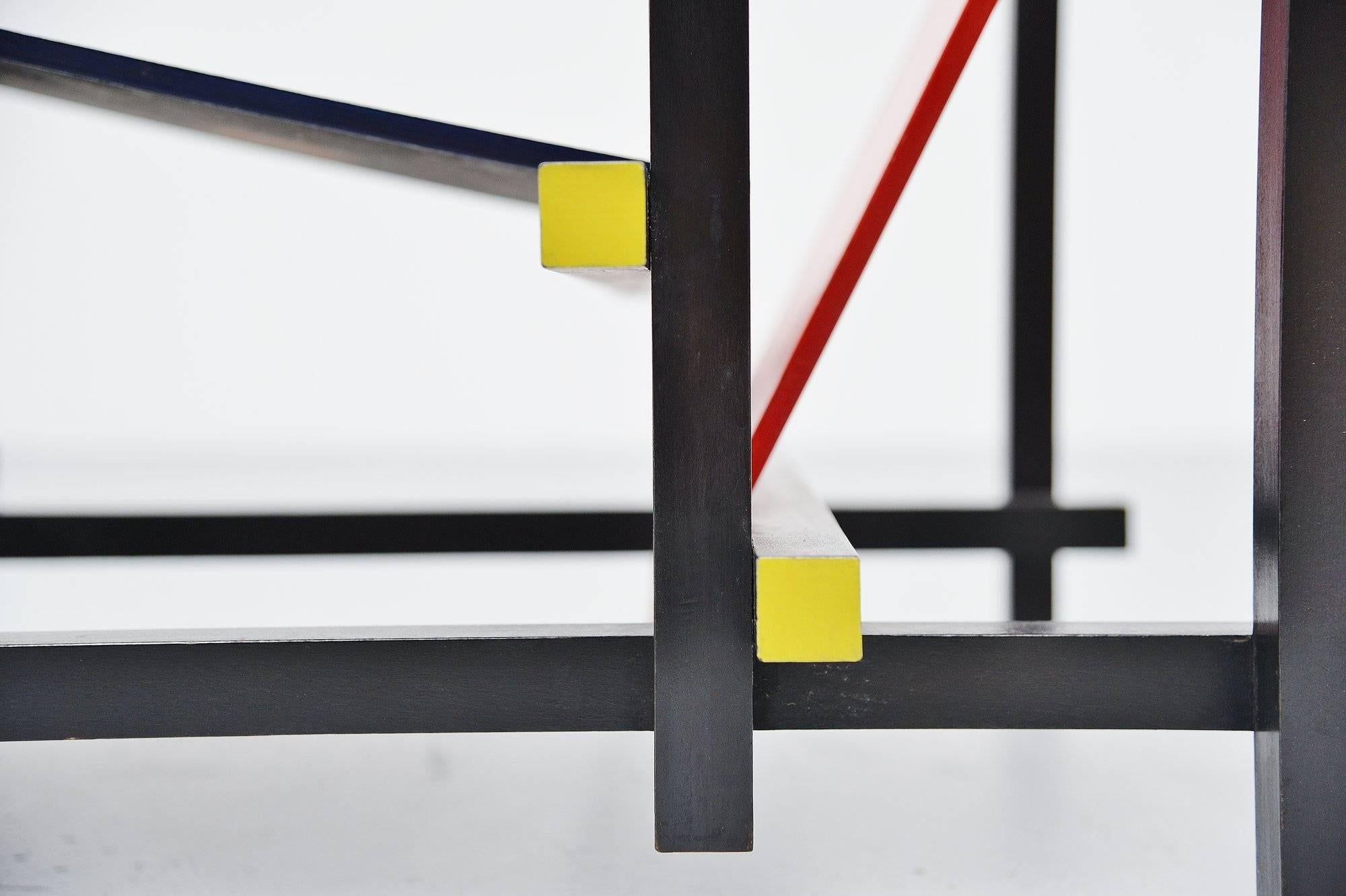 Gerrit Thomas Rietveld Rot-Blauer Stuhl Gerard van de Groenekan:: 1966 1