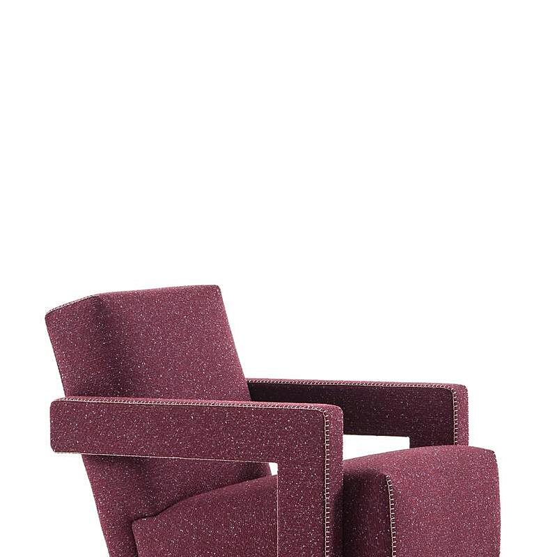 Armchair designed by Gerrit Thomas Rietveld in 1935. Relaunched in 2015.
Manufactured by Cassina in Italy.

Gerrit T. Rietveld came up with the design for the Utrecht armchair in 1935 while working for the Metz & Co. department store in