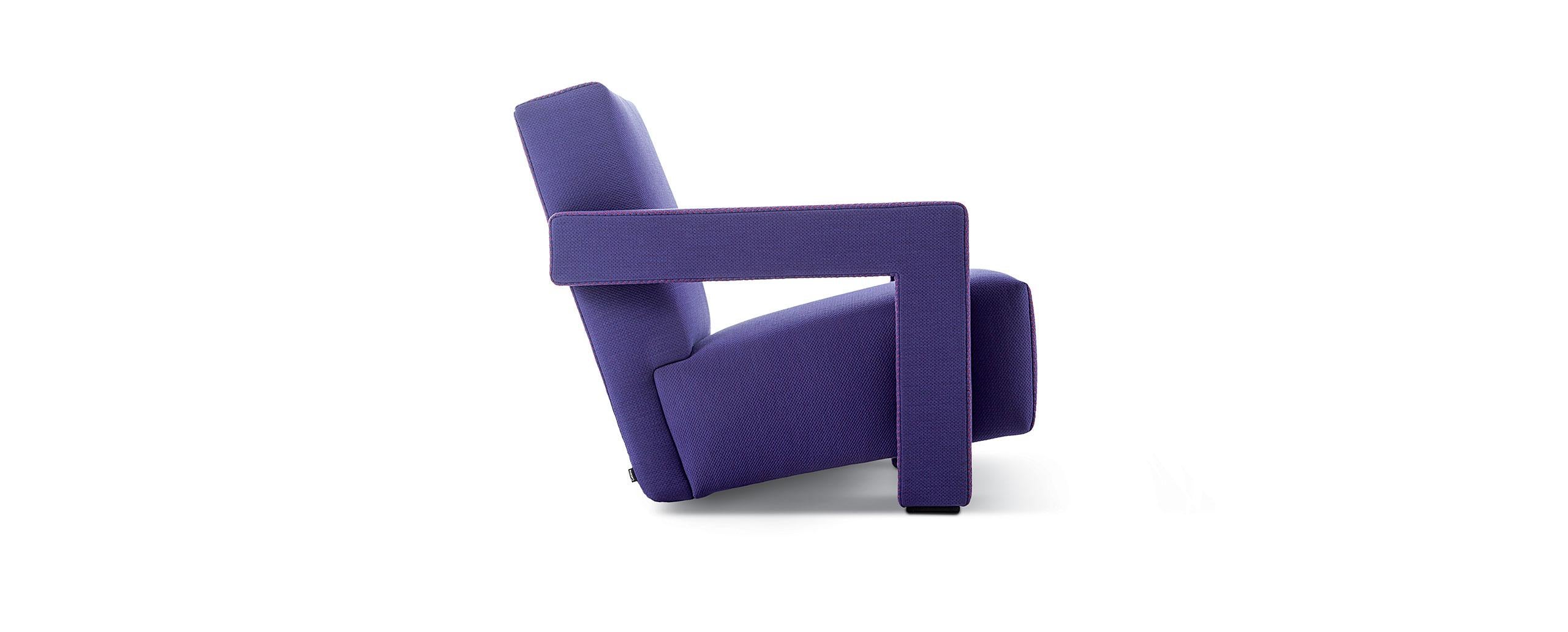 Italian Gerrit Thomas Rietveld Utrecht Armchair by Cassina For Sale