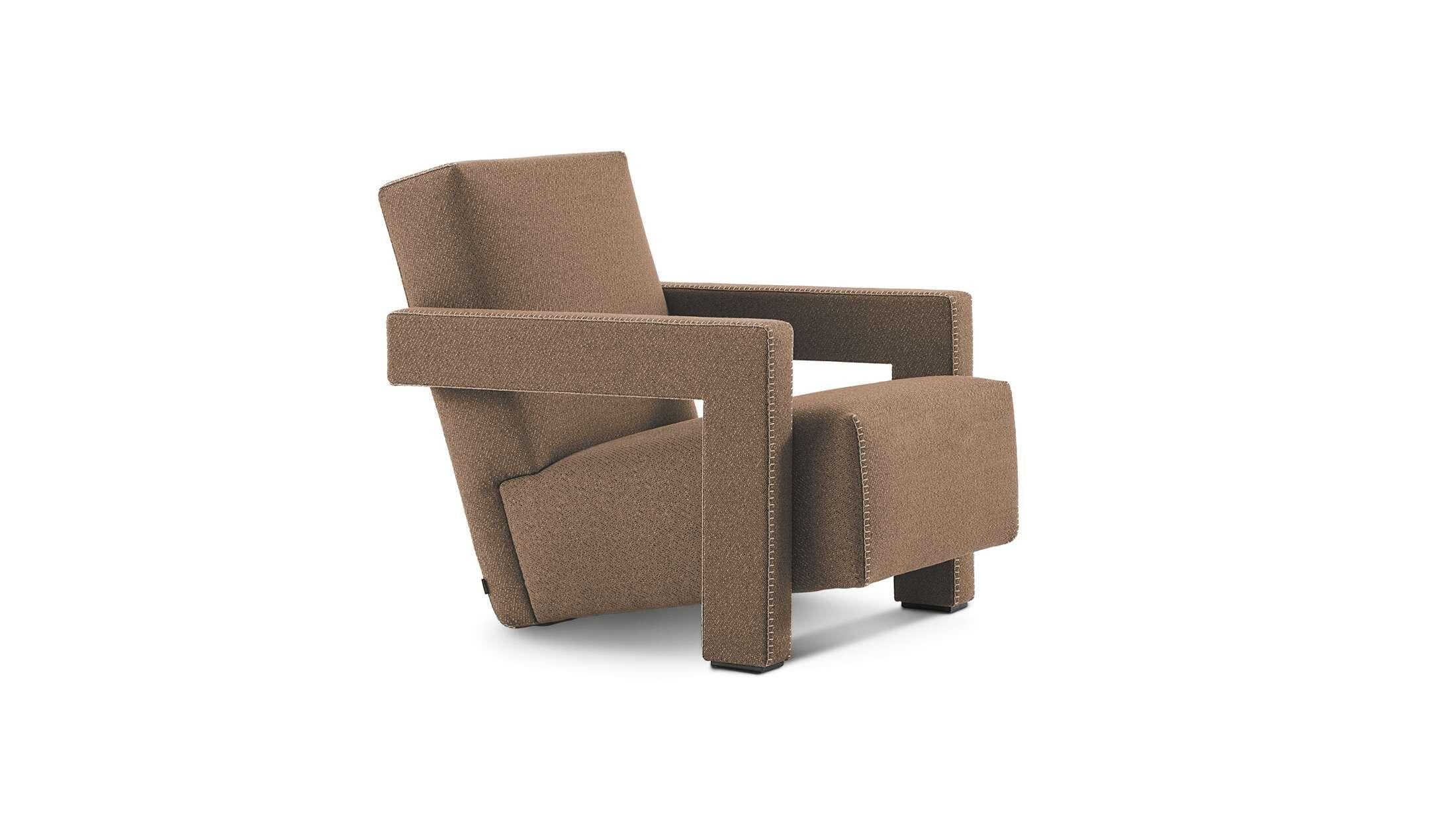 Tessuto Poltrona Gerrit Thomas Rietveld Utrecht di Cassina in vendita