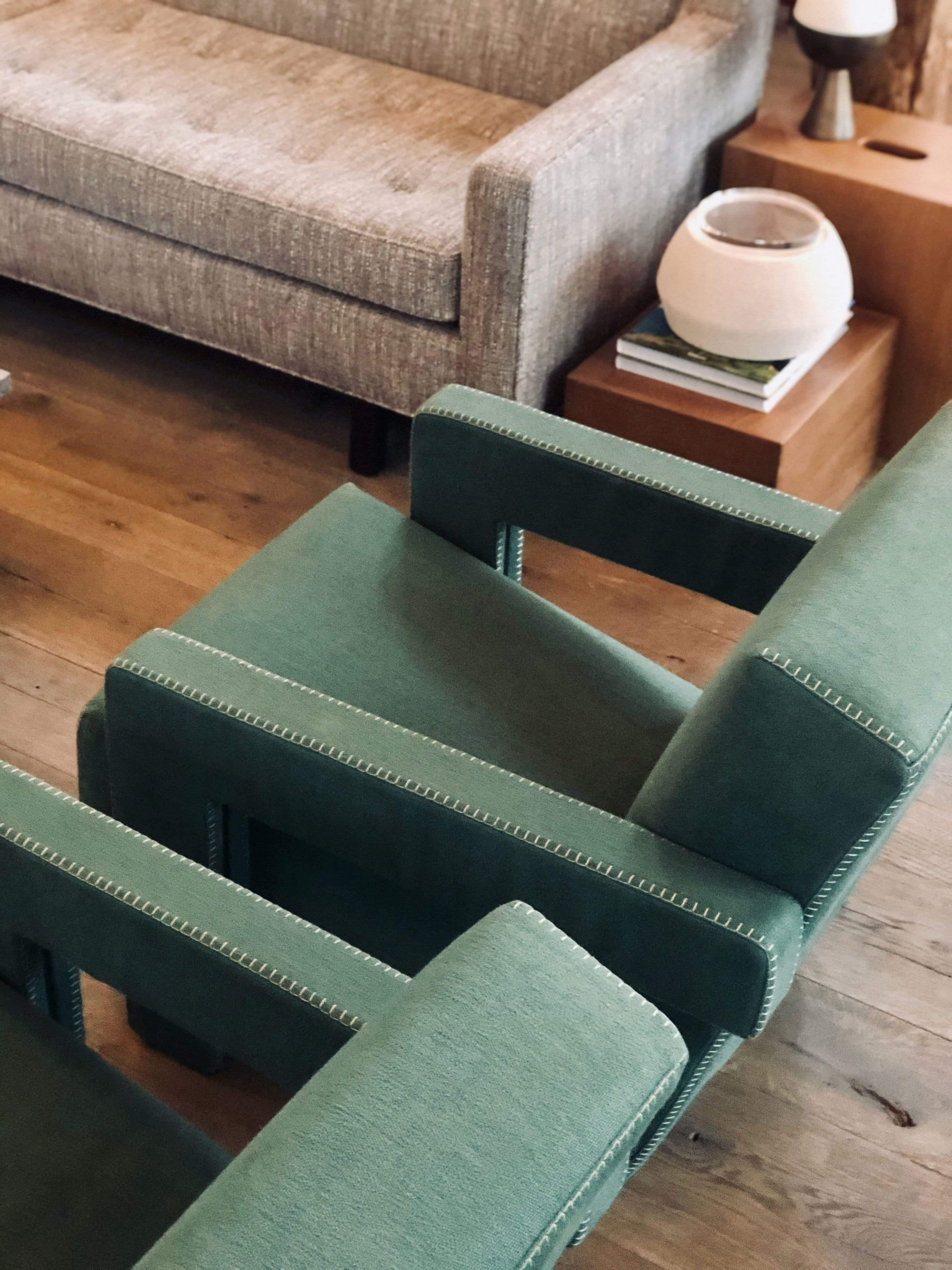 italien Fauteuil Utrecht Gerrit Thomas Rietveld en lin par Cassina en vente