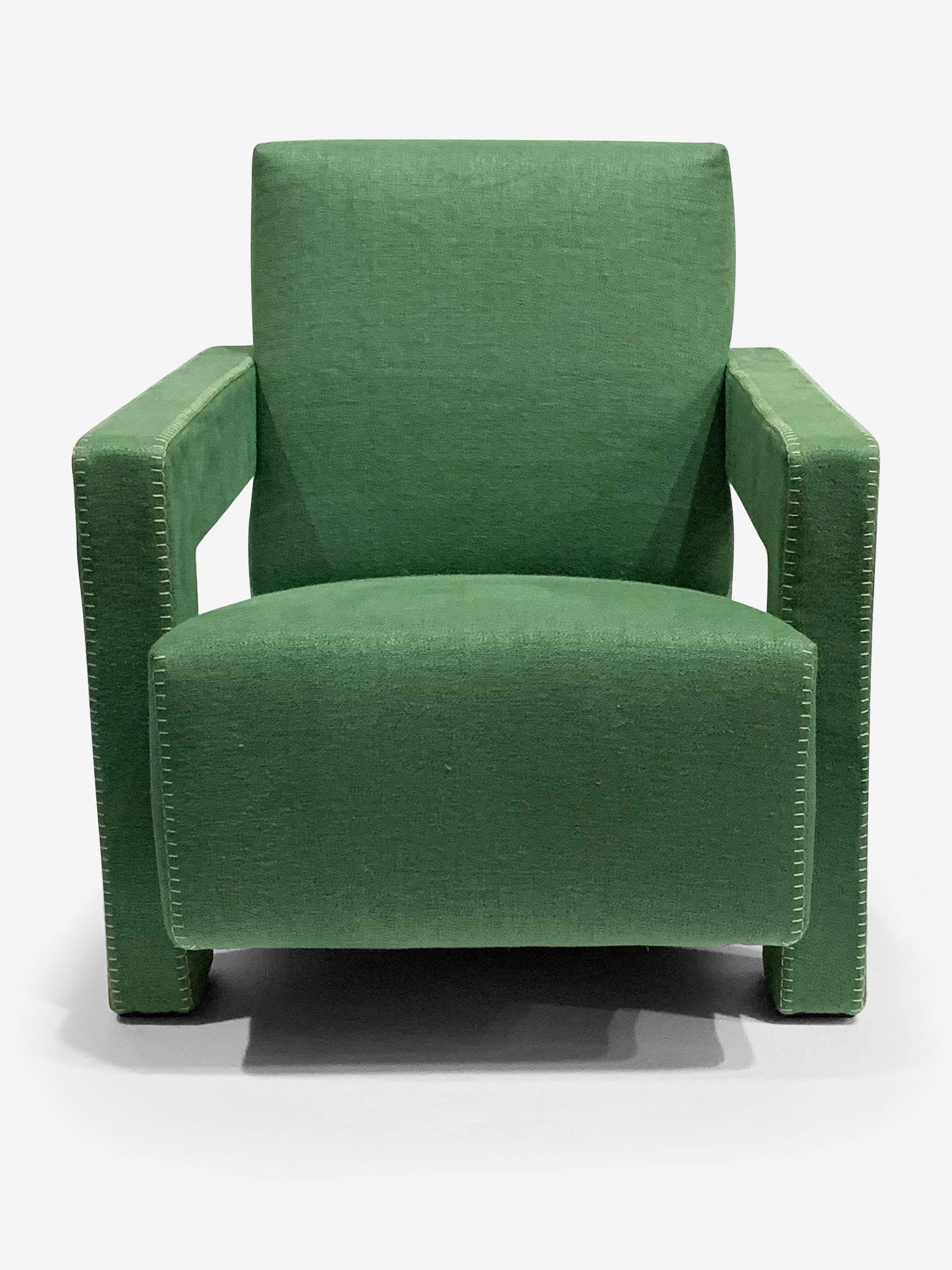 Fauteuil Utrecht Gerrit Thomas Rietveld en lin par Cassina Neuf - En vente à Sag Harbor, NY
