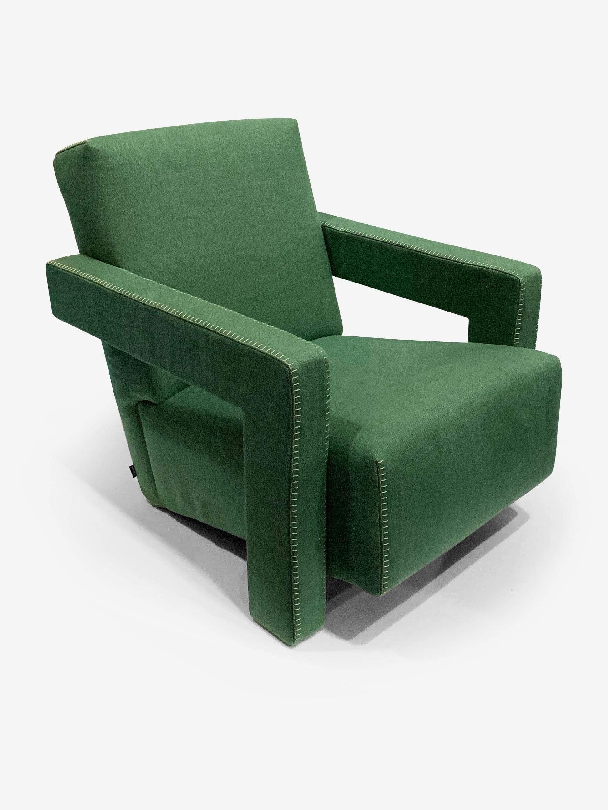 Lin Fauteuil Utrecht Gerrit Thomas Rietveld en lin par Cassina en vente