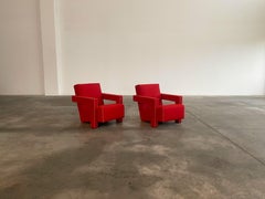 Poltrone "Utrecht" di Gerrit Thomas Rietveld per Cassina, 1935, Set di 2