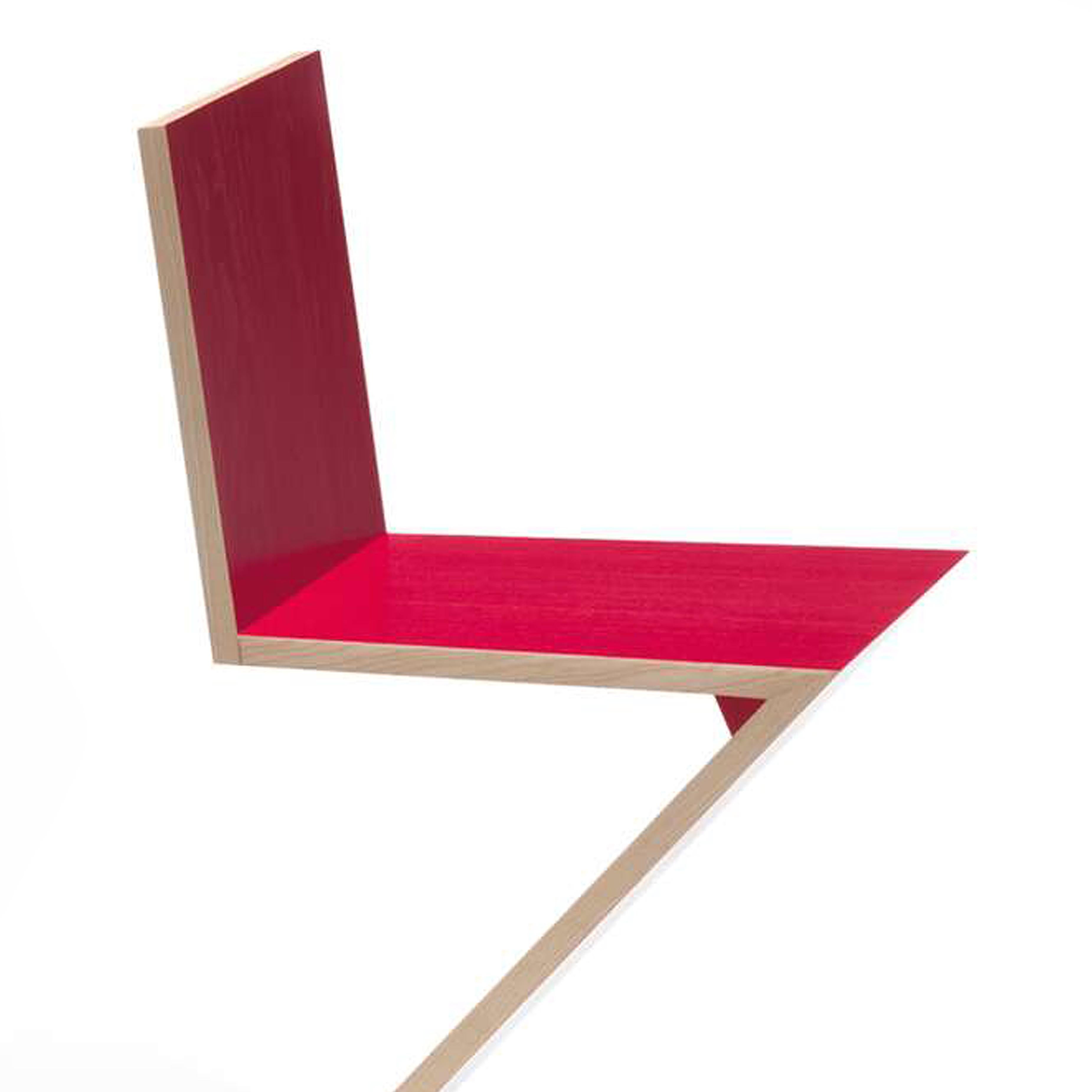 Mid-Century Modern Gerrit Thomas Rietveld Zig Zag Chair by Cassina For Sale