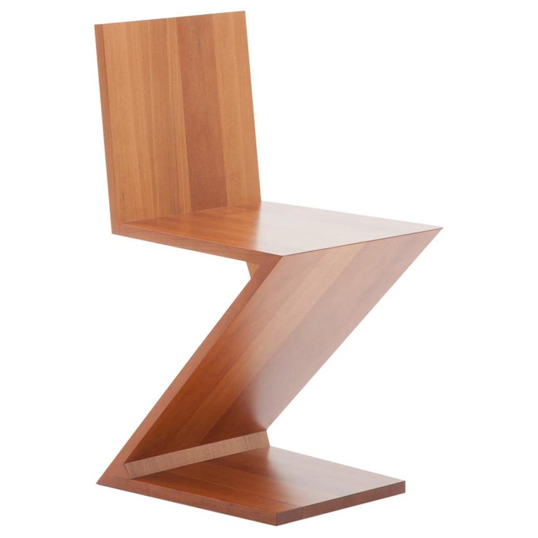 Gerrit Thomas Rietveld Zig Zag Chair by Cassina For Sale