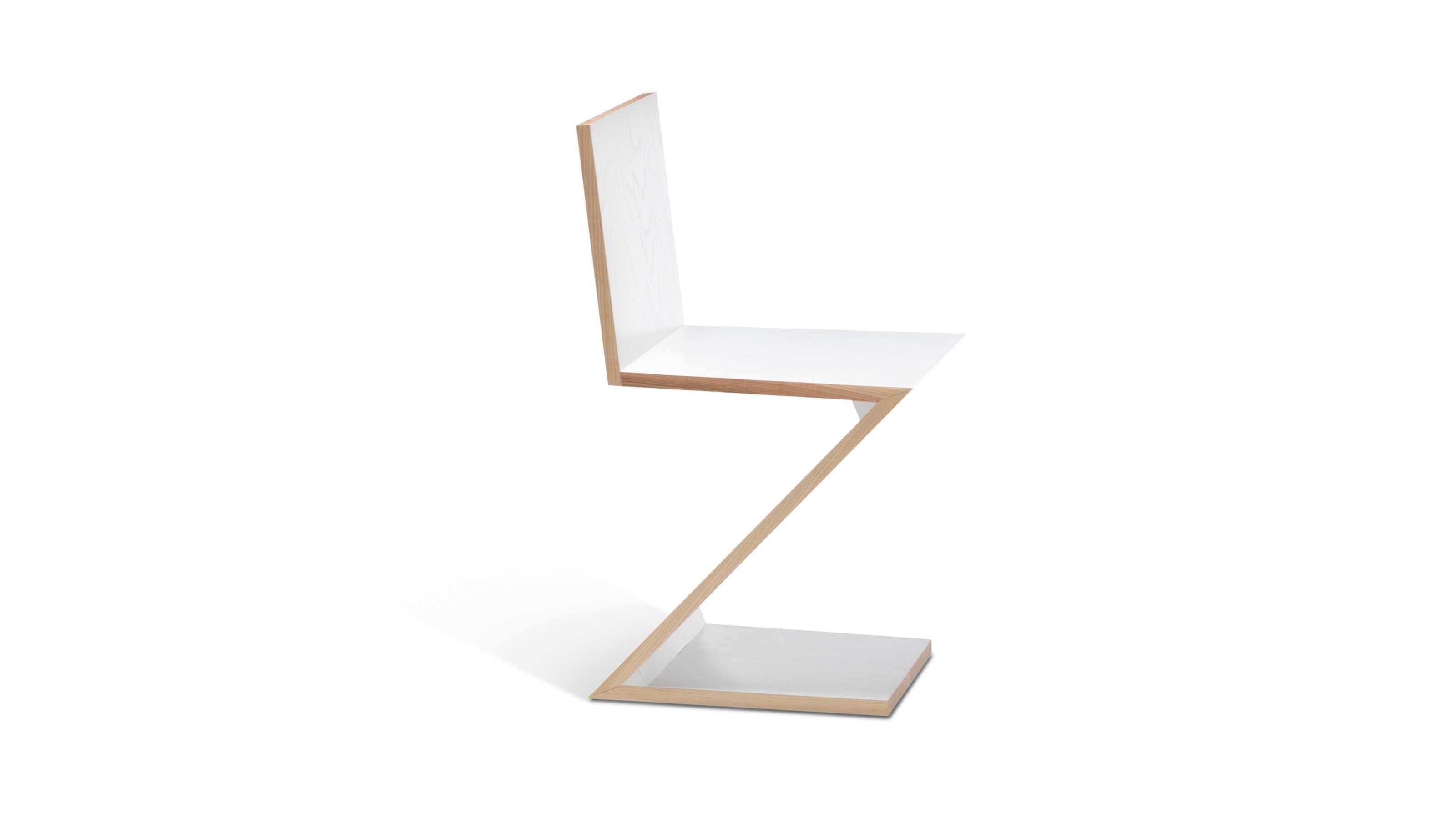 Gerrit Thomas Rietveld Sedia Zig Zag per Cassina in vendita 3