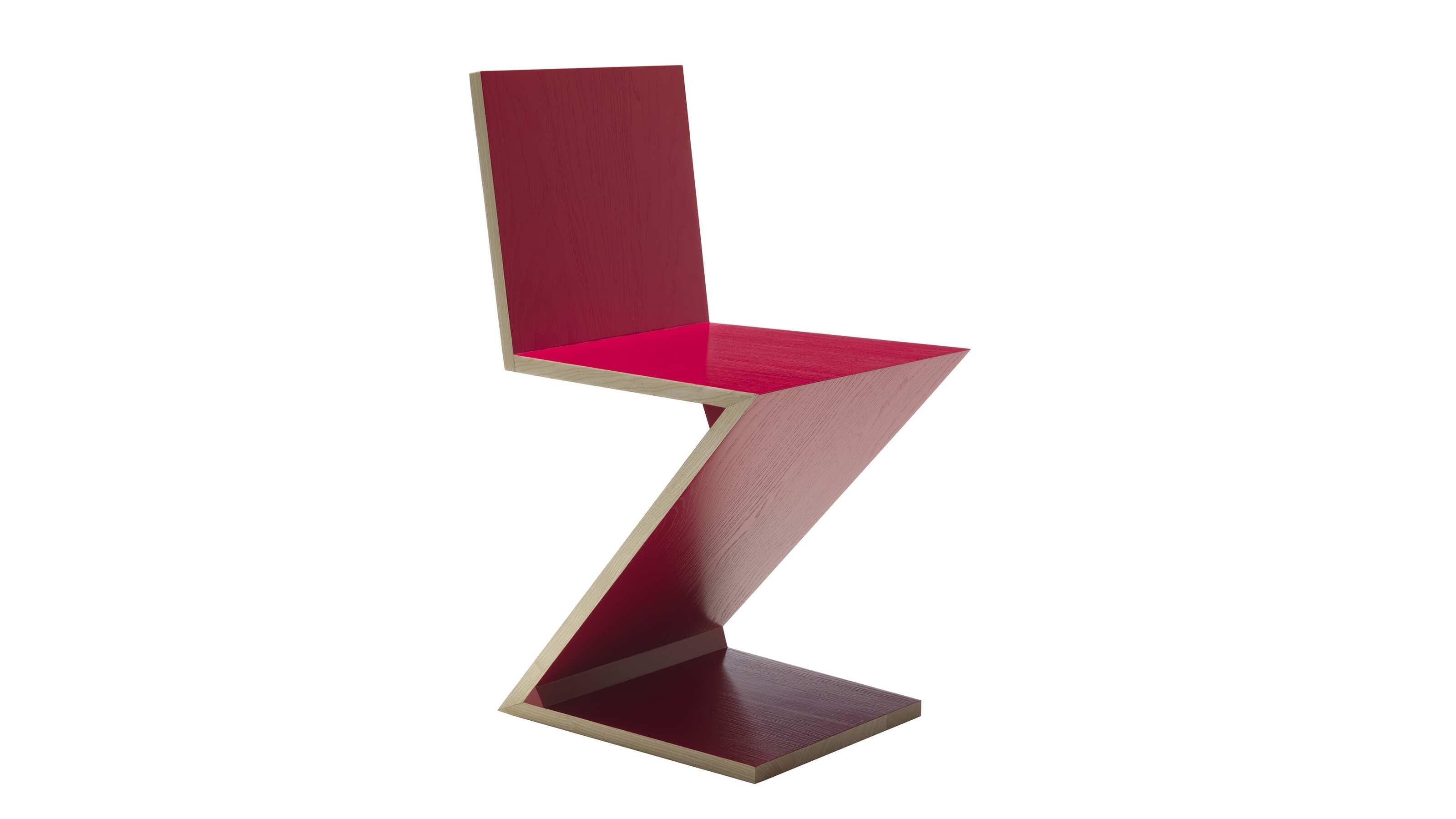Gerrit Thomas Rietveld Sedia Zig Zag per Cassina in vendita 4