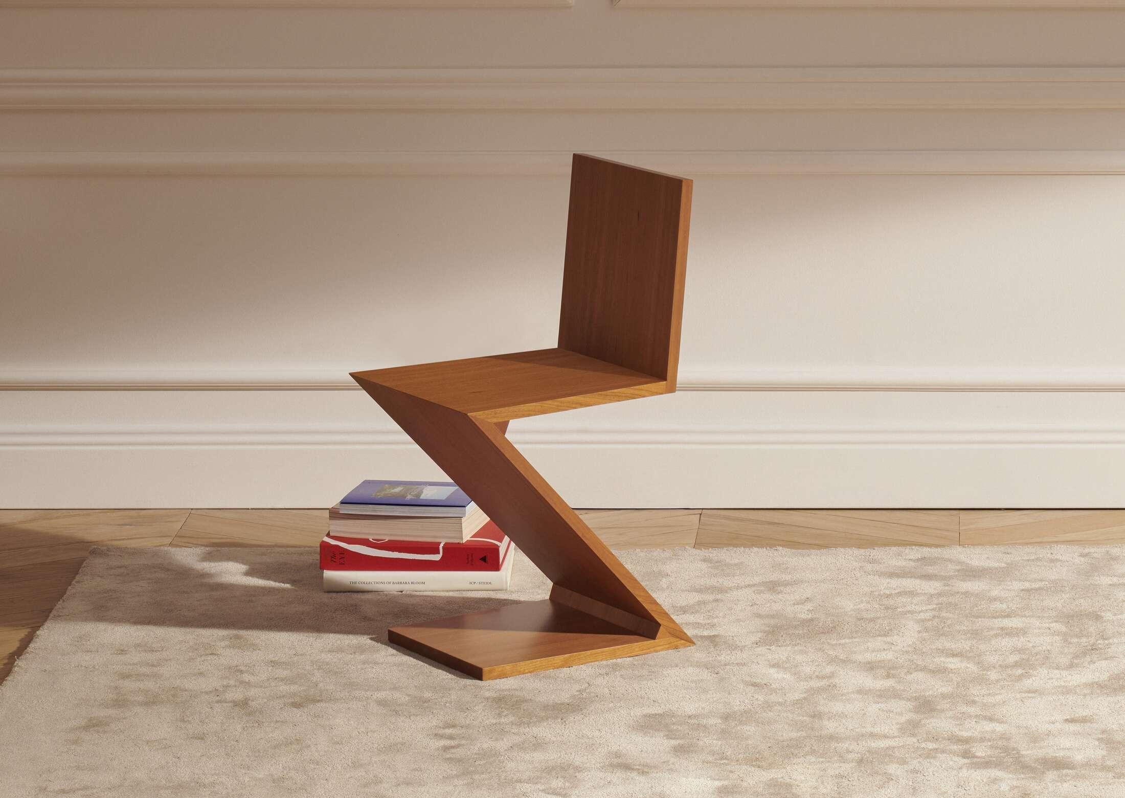Gerrit Thomas Rietveld  Sedia Zig Zag per Cassina in vendita 4