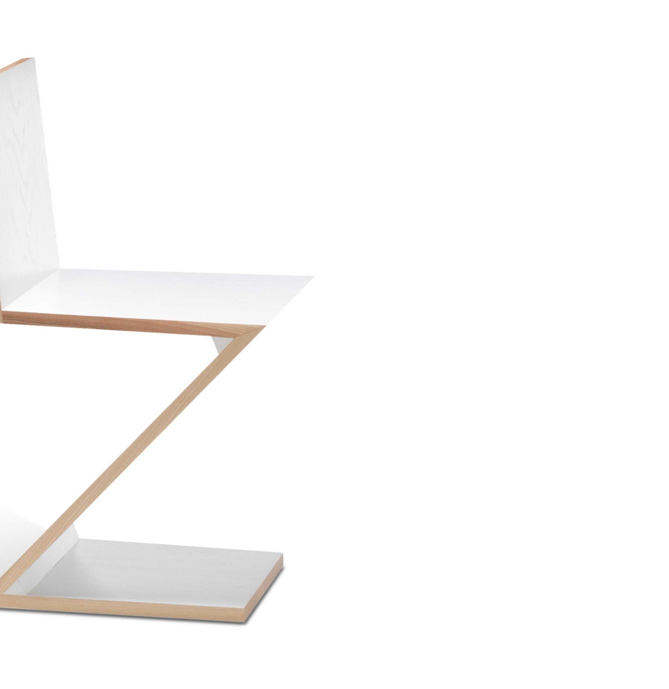 Mid-Century moderno Gerrit Thomas Rietveld Sedia Zig Zag per Cassina in vendita