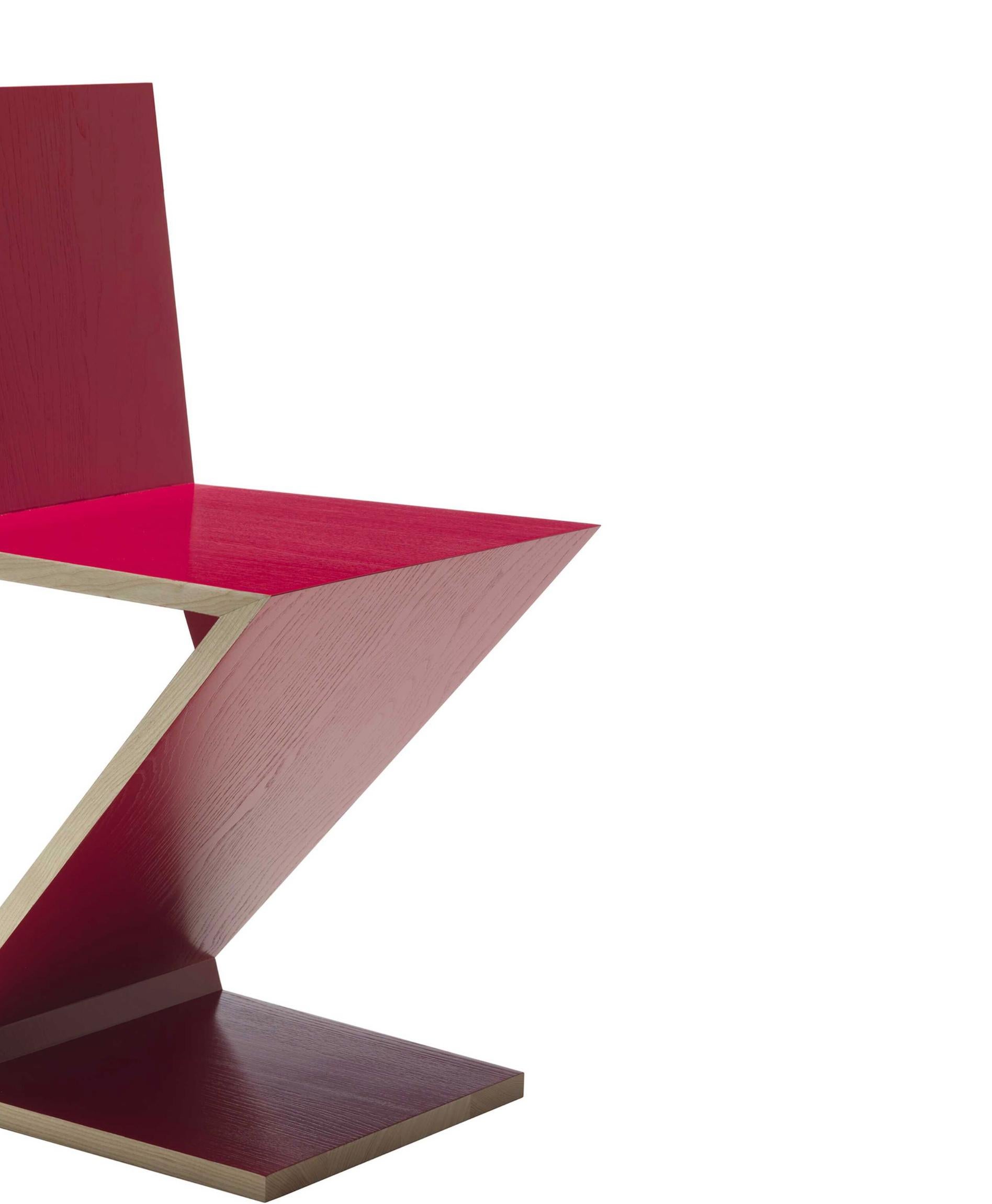 Gerrit Thomas Rietveld  Sedia Zig Zag per Cassina In condizioni Nuovo in vendita a Barcelona, Barcelona