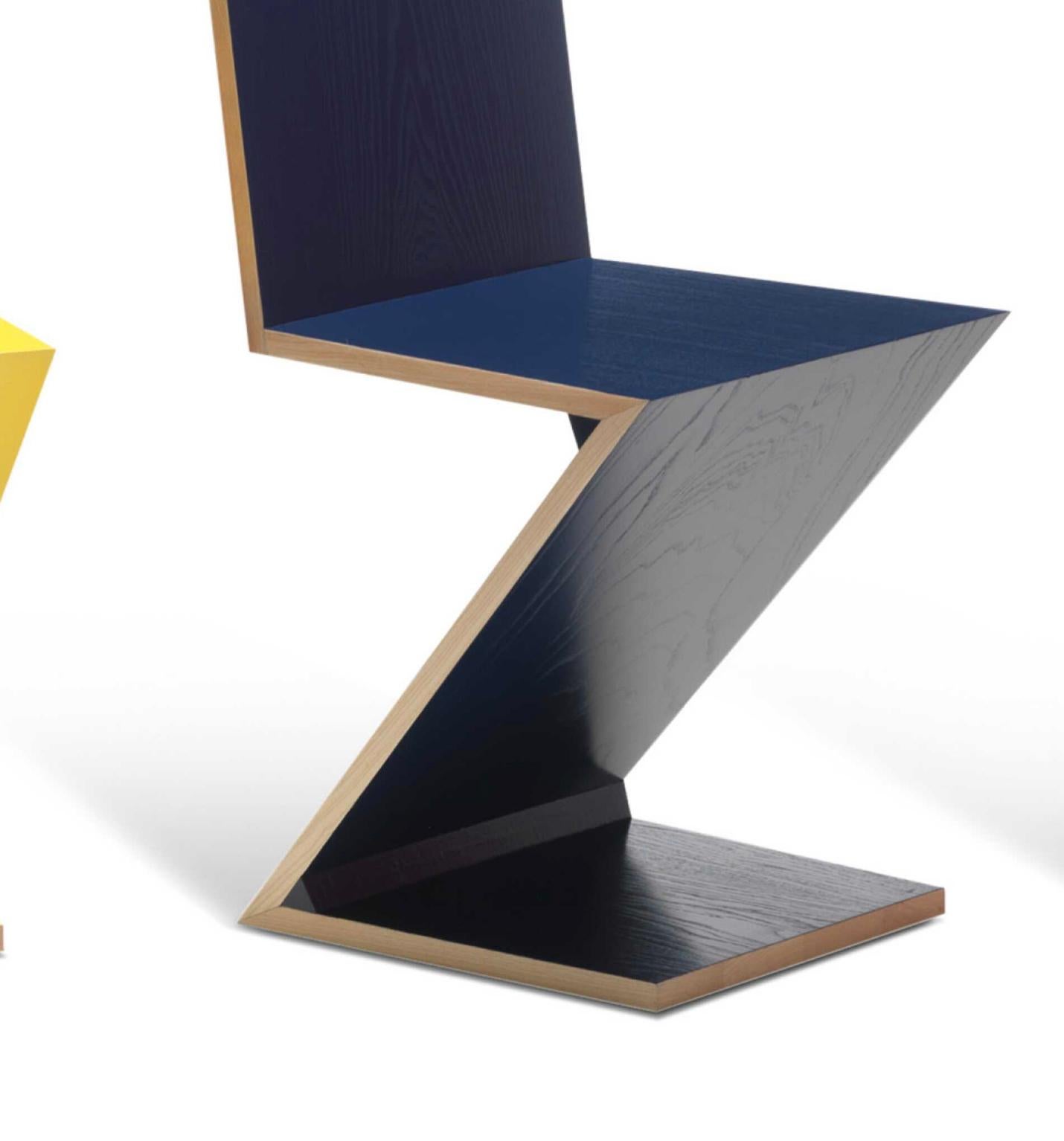 Gerrit Thomas Rietveld  Sedia Zig Zag per Cassina In condizioni Nuovo in vendita a Barcelona, Barcelona