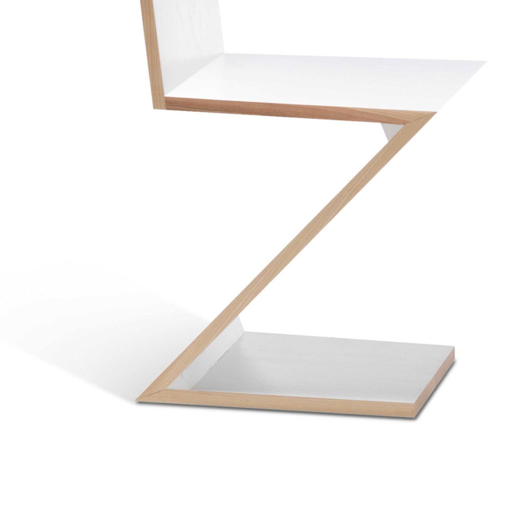 XXI secolo e contemporaneo Gerrit Thomas Rietveld Sedia Zig Zag per Cassina in vendita