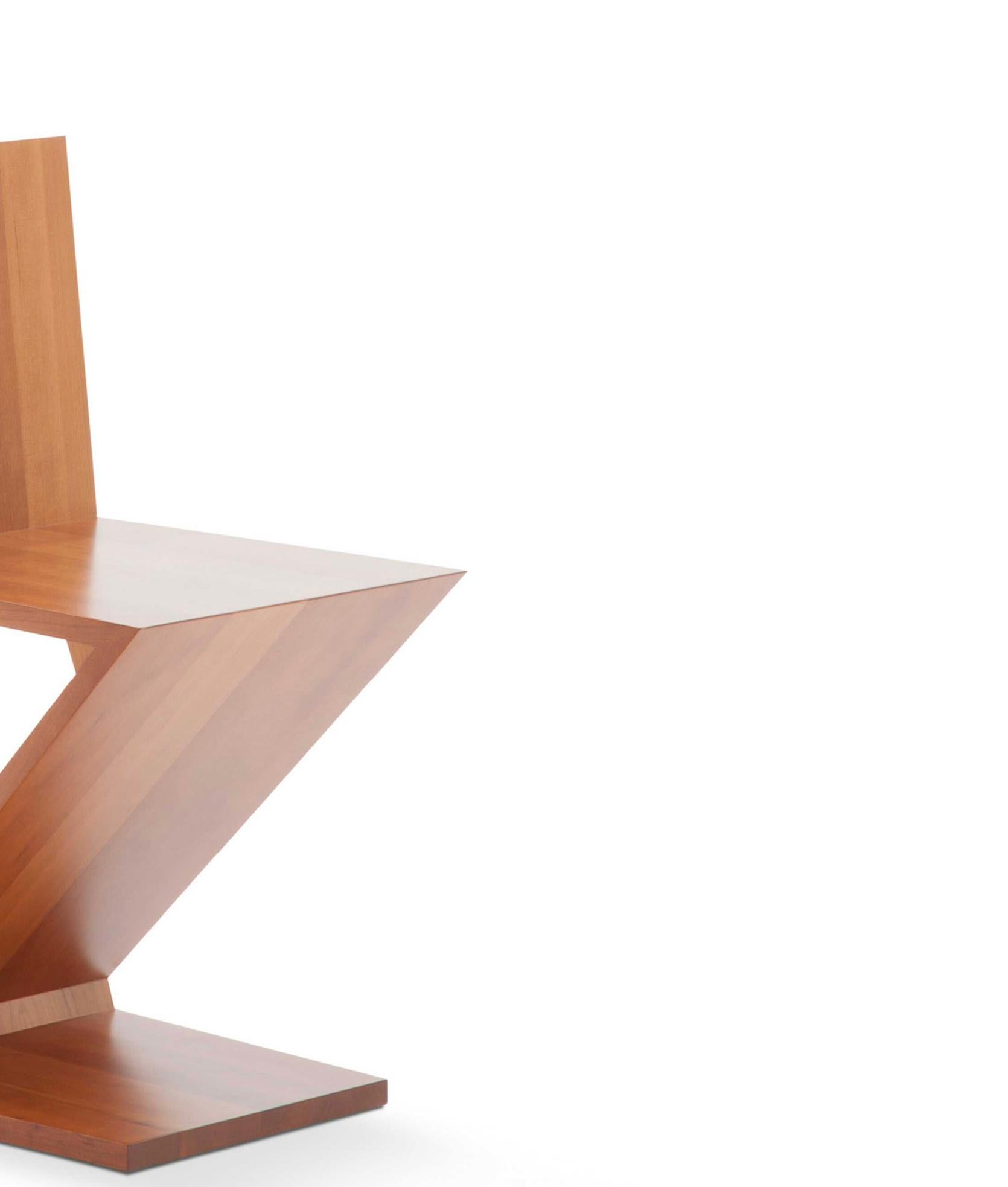 Gerrit Thomas Rietveld Sedia Zig Zag per Cassina in vendita 1