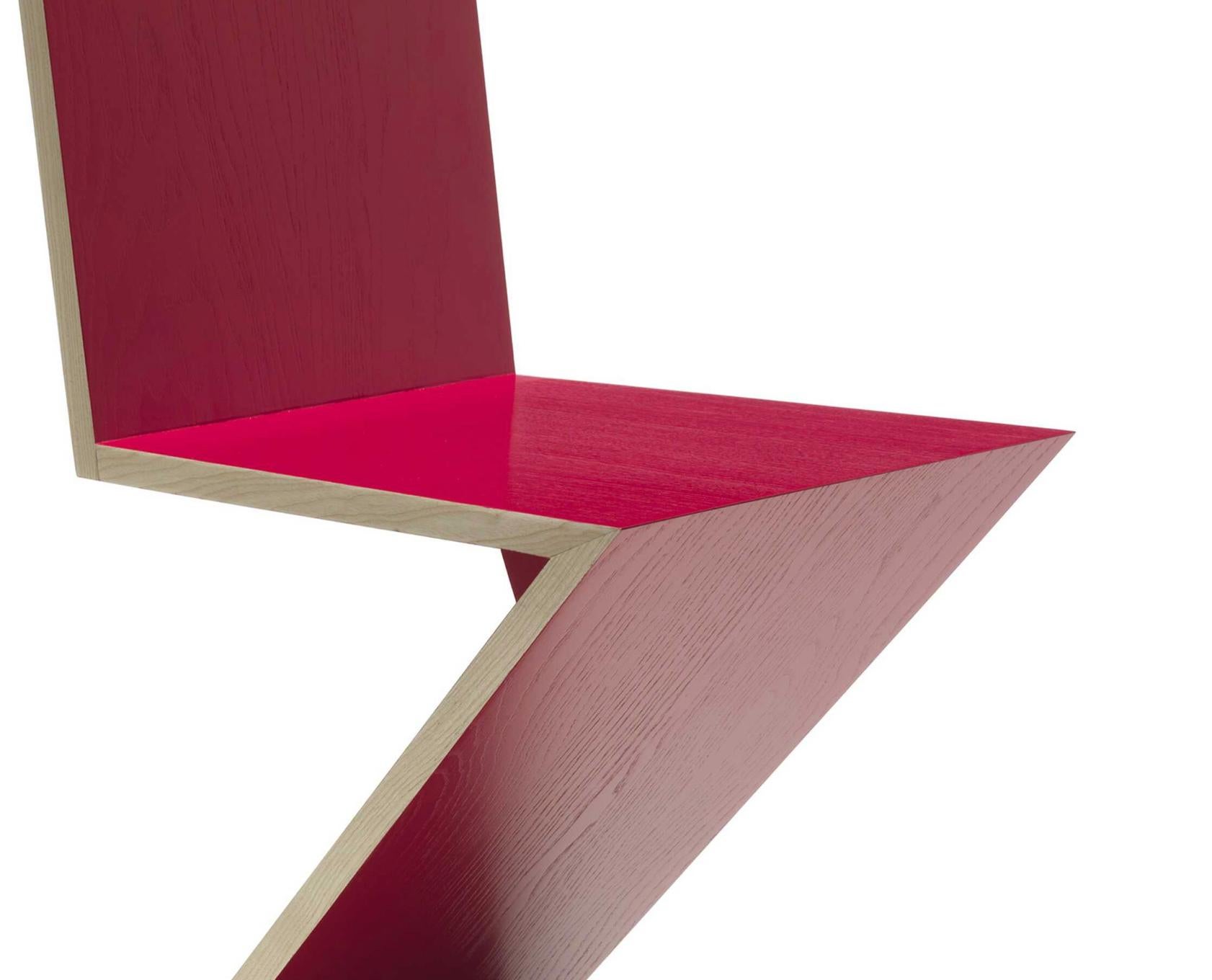 Gerrit Thomas Rietveld  Sedia Zig Zag per Cassina in vendita 1