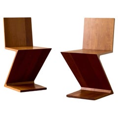 Gerrit Thomas Rietveld Zig Zag Chair For Cassina