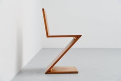 Gerrit Thomas Rietveld Zig Zag chair Gerard van de Groenekan, 1960