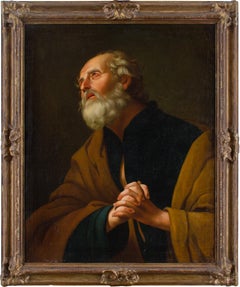 Antique Gerrit Van Honthorst (After), Saint Peter In Penitence