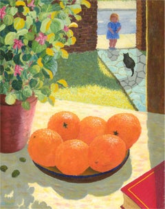 Gerry B. Gibbs - 1970 Oil, Six Oranges