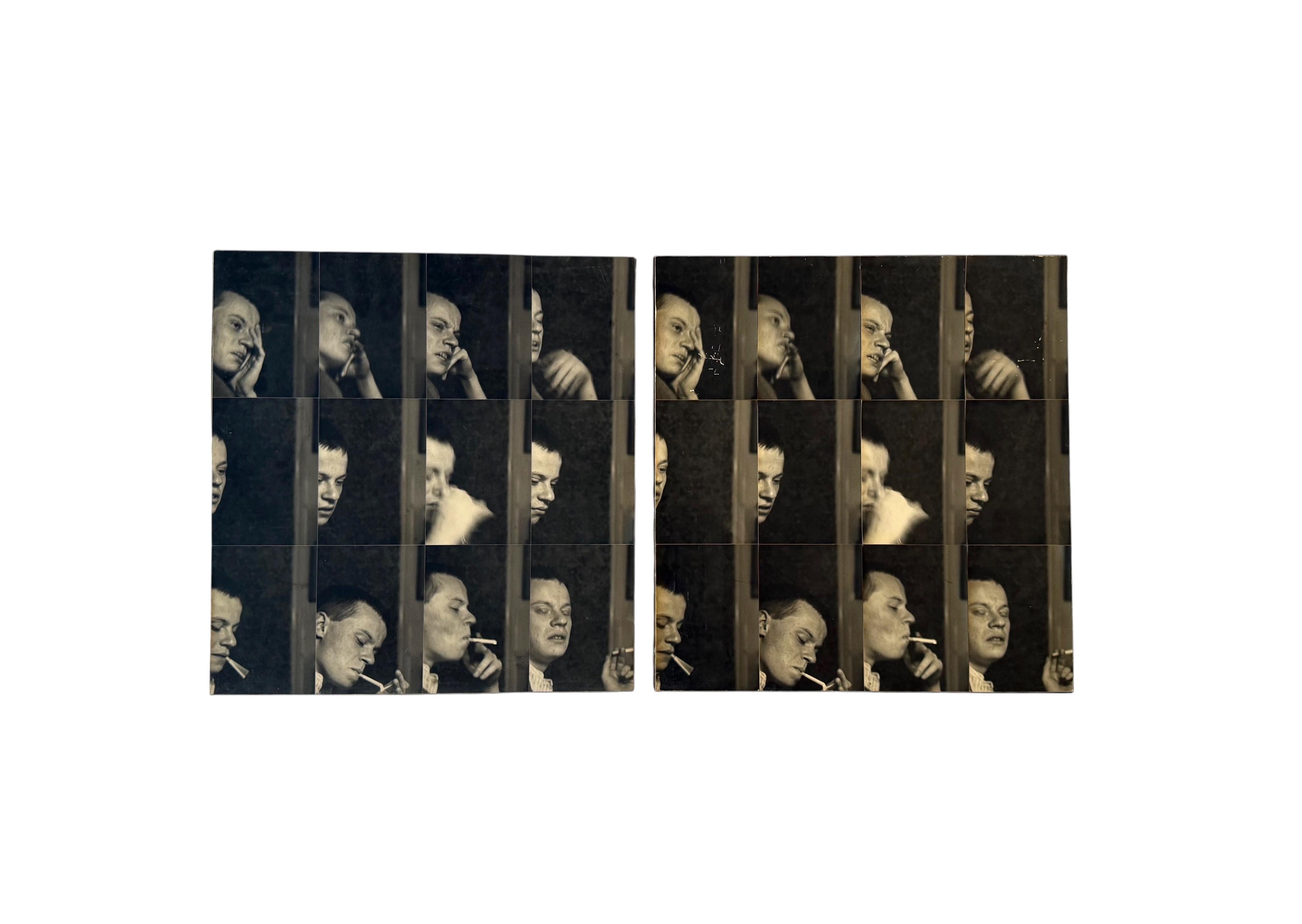 Gerry Hunt, 'William' set of  2 photographical works mounted on wood, UK 1979 en vente 3