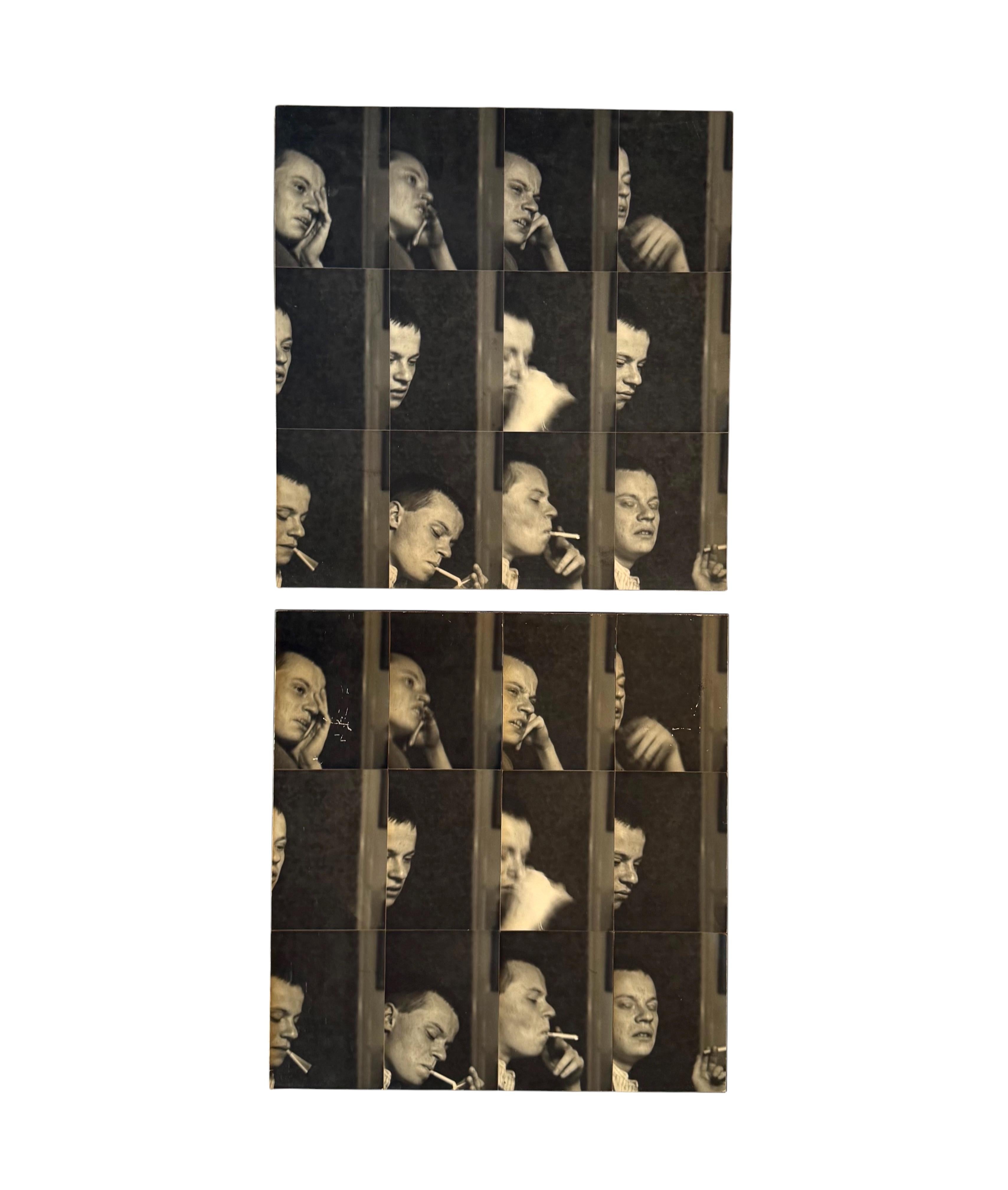 Gerry Hunt, 'William' set of  2 photographical works mounted on wood, UK 1979 en vente 4