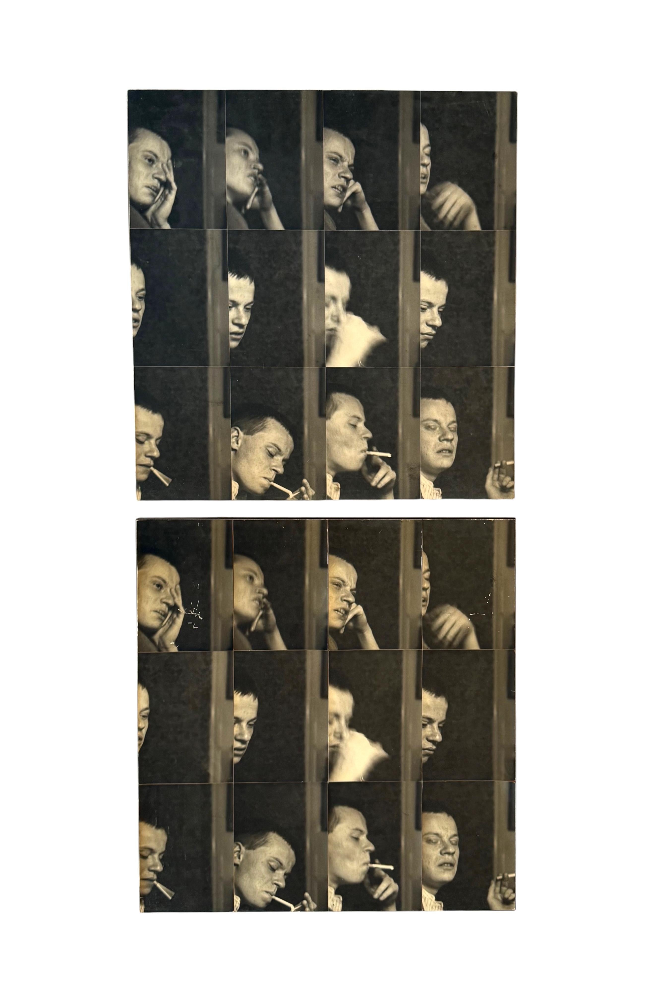 Gerry Hunt, 'William' set of  2 photographical works mounted on wood, UK 1979 en vente 5