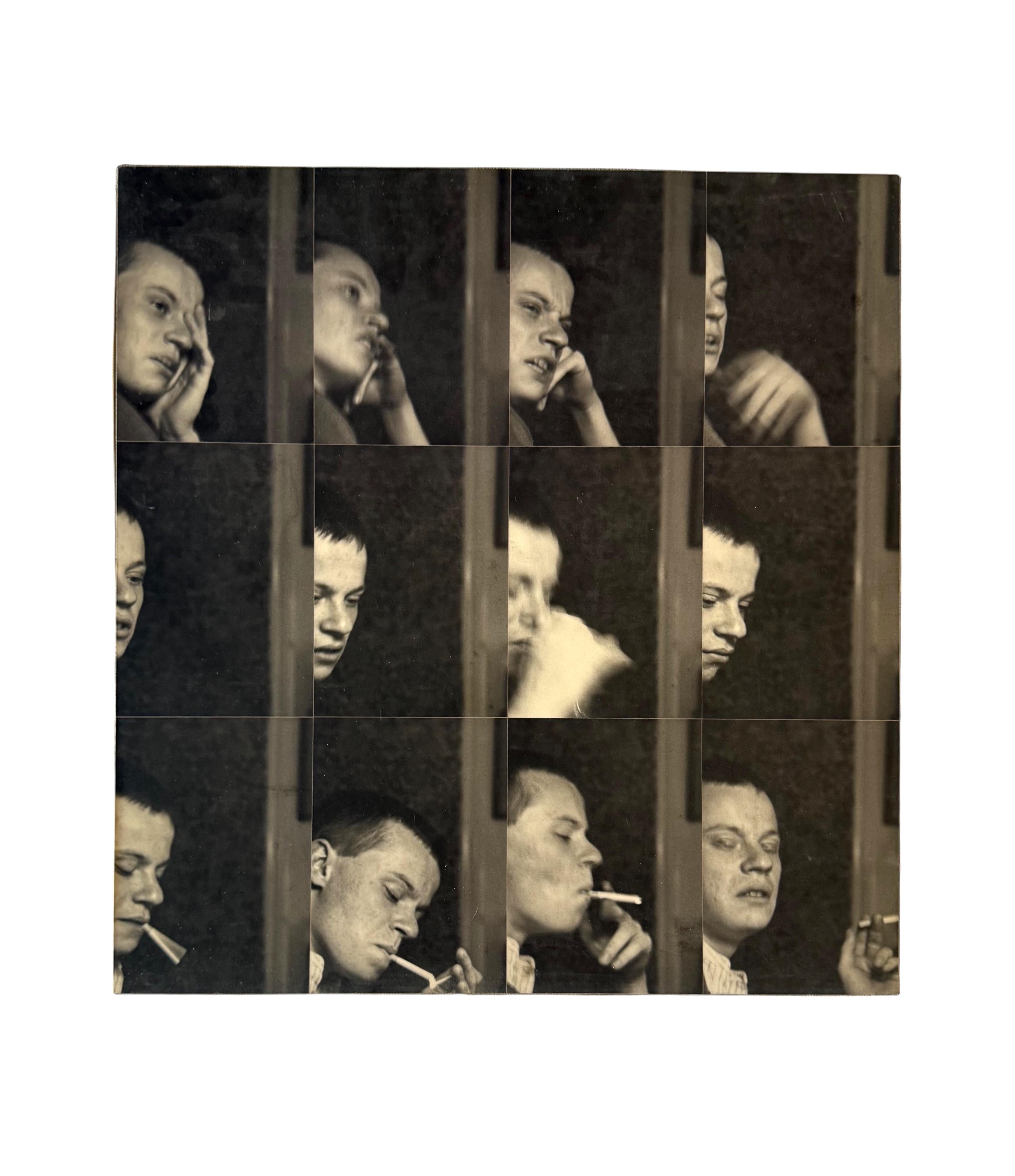 Minimaliste Gerry Hunt, 'William' set of  2 photographical works mounted on wood, UK 1979 en vente