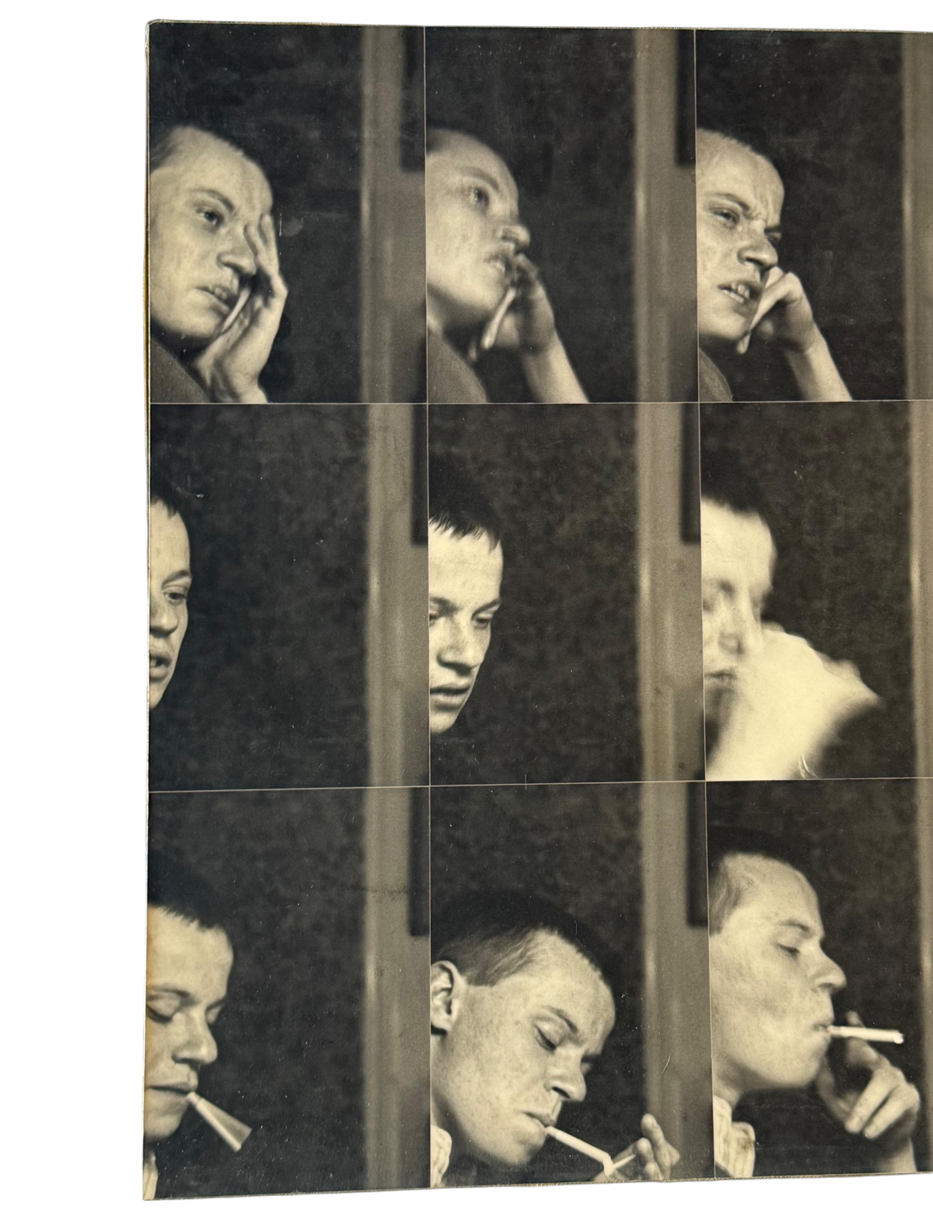 Gerry Hunt, 'William' set of  2 photographical works mounted on wood, UK 1979 Excellent état - En vente à Firenze, IT