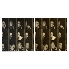 Gerry Hunt, 'William' set of  2 photographical works mounted on wood, UK 1979