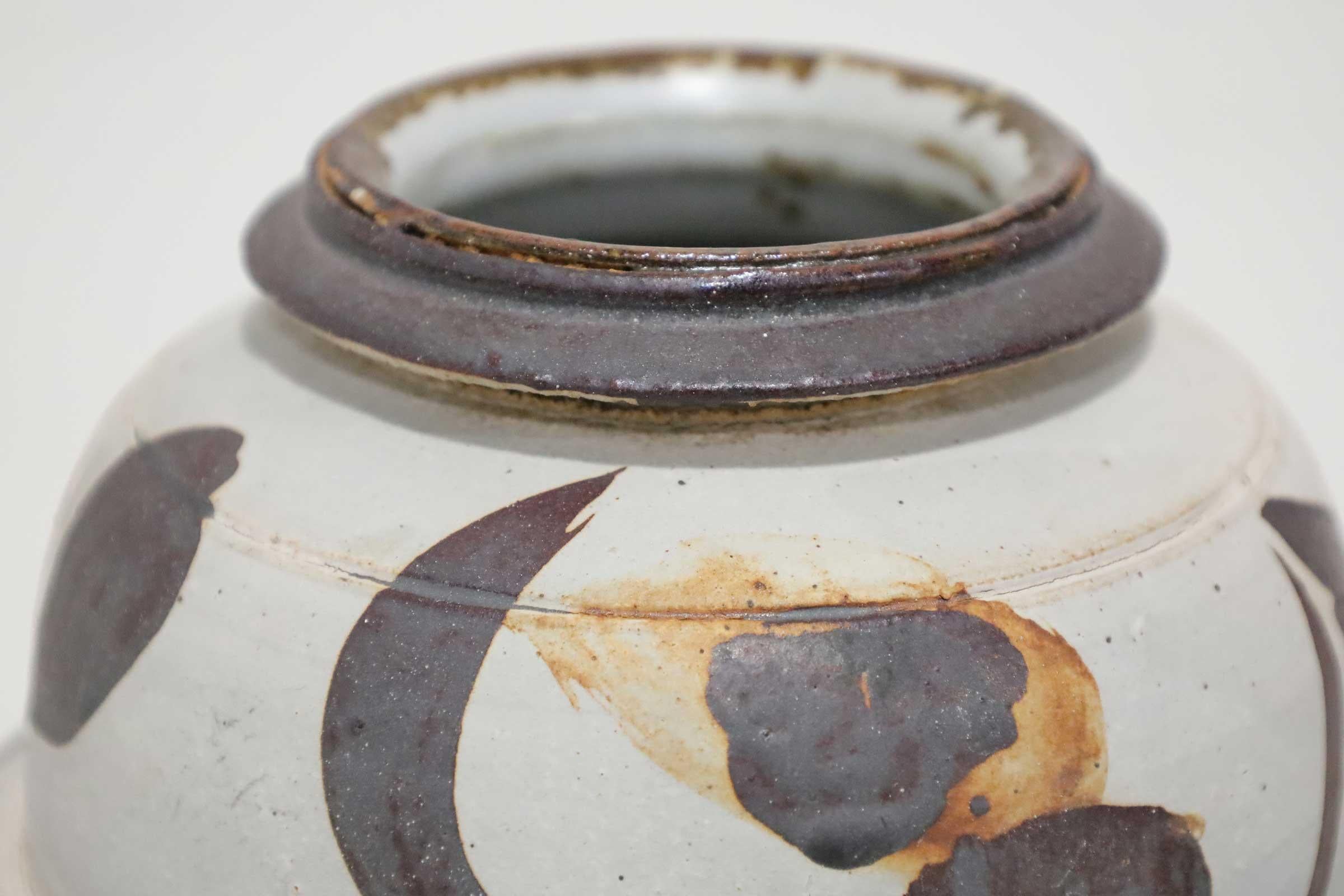 Mid-Century moderno Gerry Williams (americano/indiano, 1926-2014) Vaso in ceramica in vendita