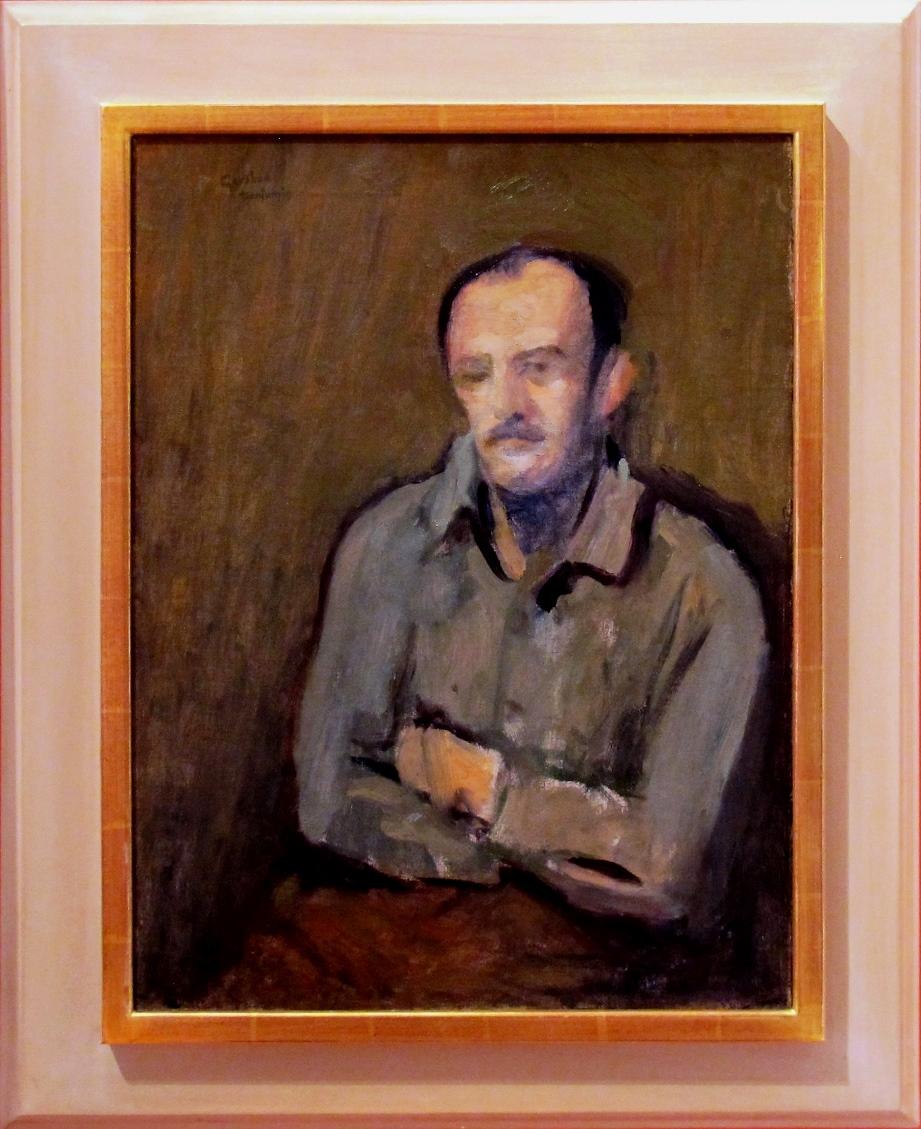 Portrait Painting Gershon Benjamin - "Milton Avery n°4