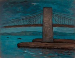 ""Mondlicht an der Brooklyn Bridge"