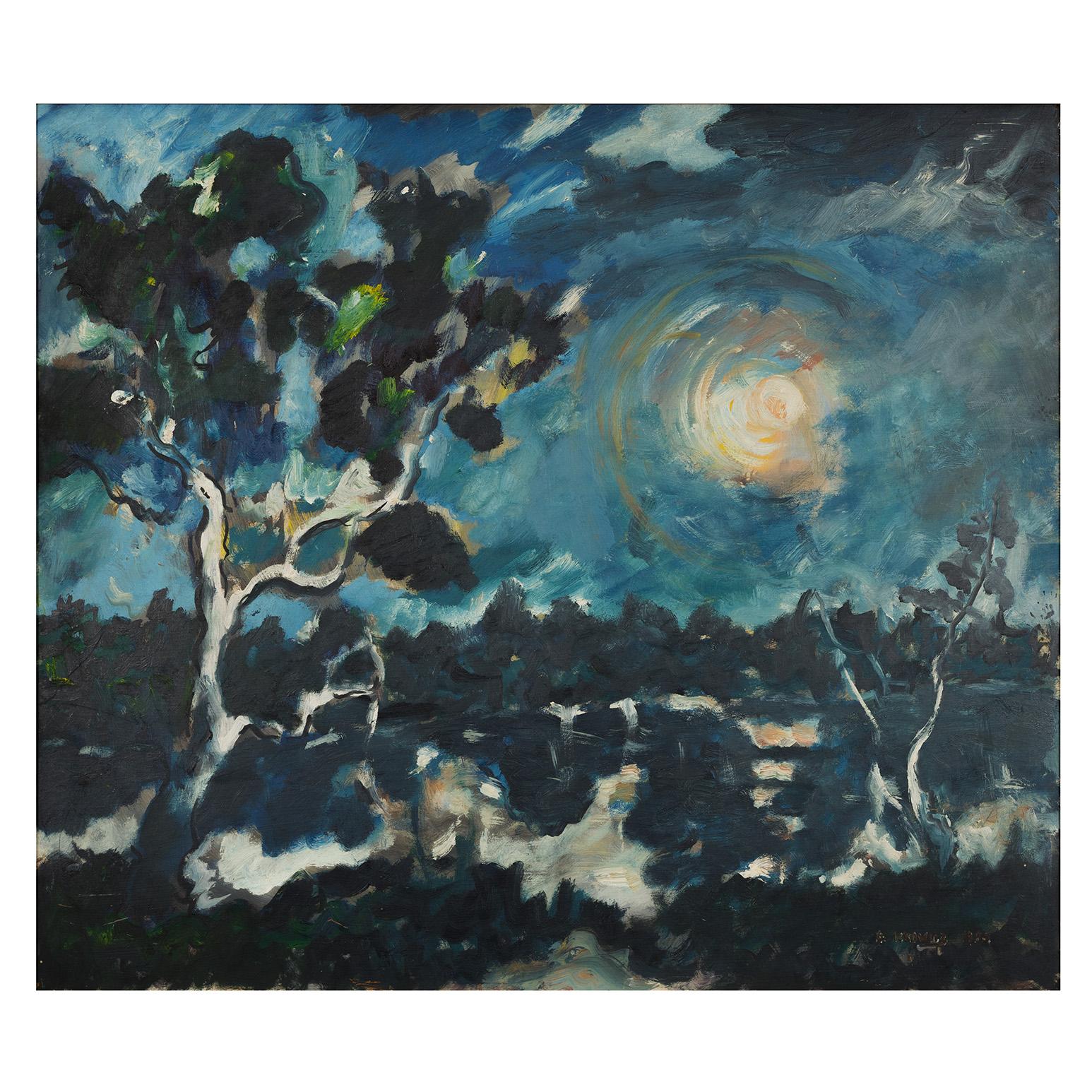 Minuit - Painting de Gershon Iskowitz